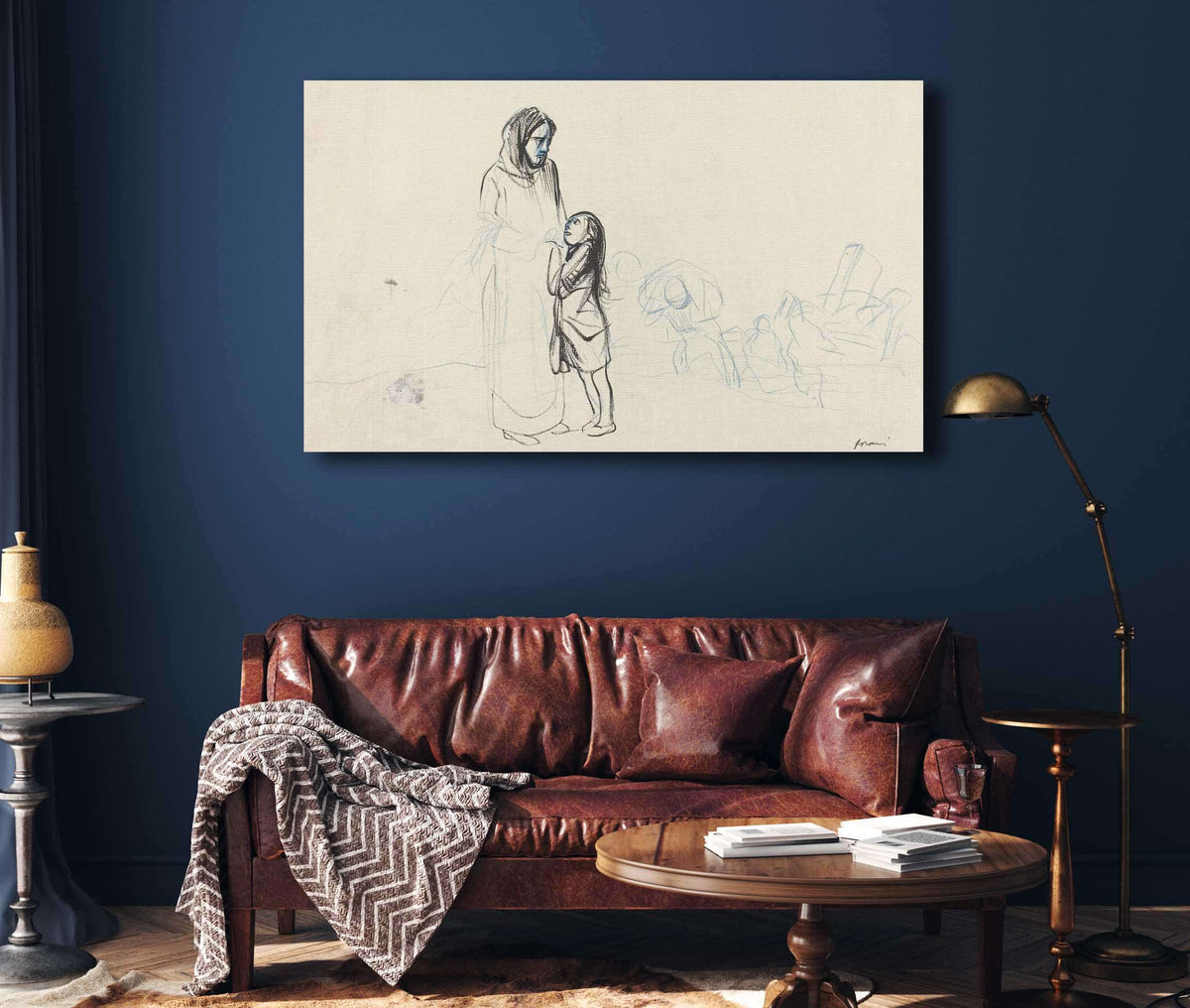 Refugees by Jean Louis Forain