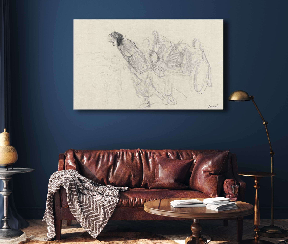 Refugees Ii by Jean Louis Forain