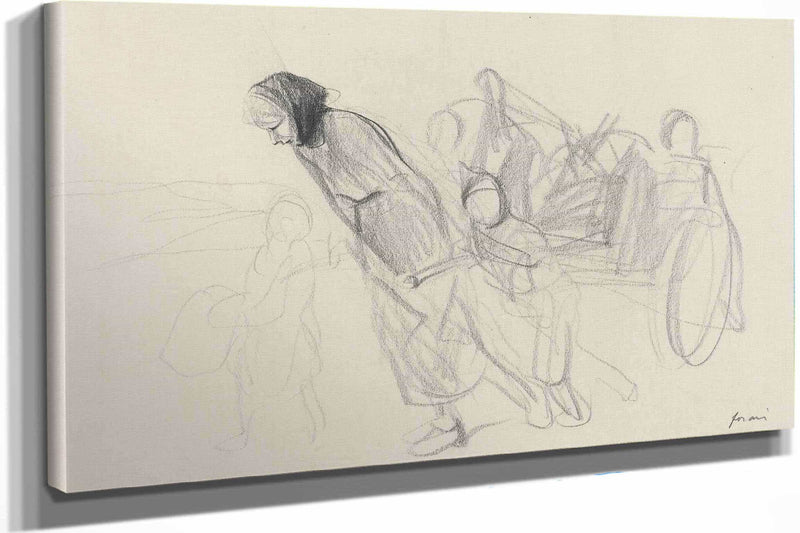 Refugees Ii by Jean Louis Forain