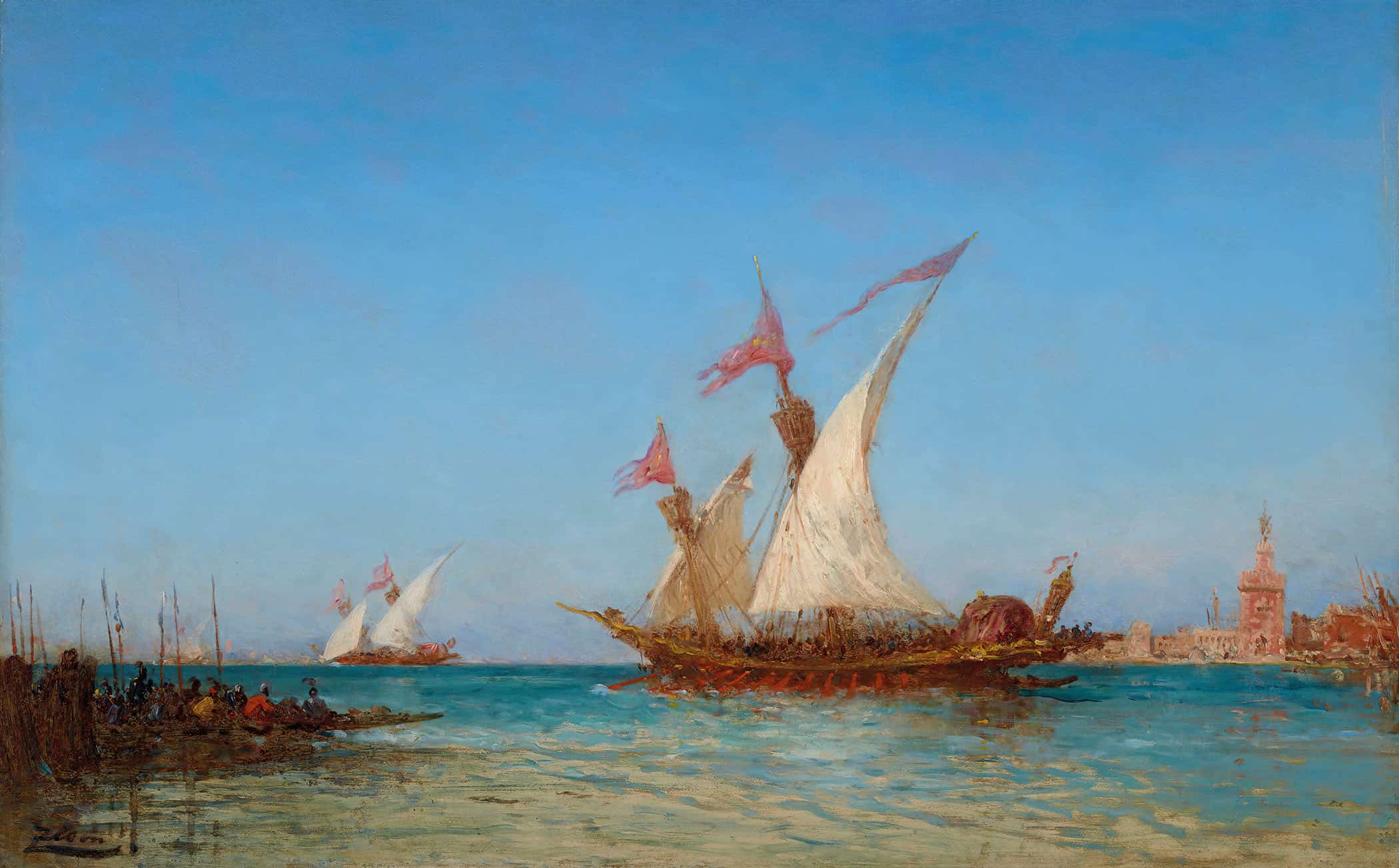 Regates A Venise by Felix Ziem