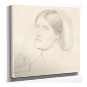 Regina Cordium Study Of Mrs Aldam Heaton by Dante Gabriel Rossetti