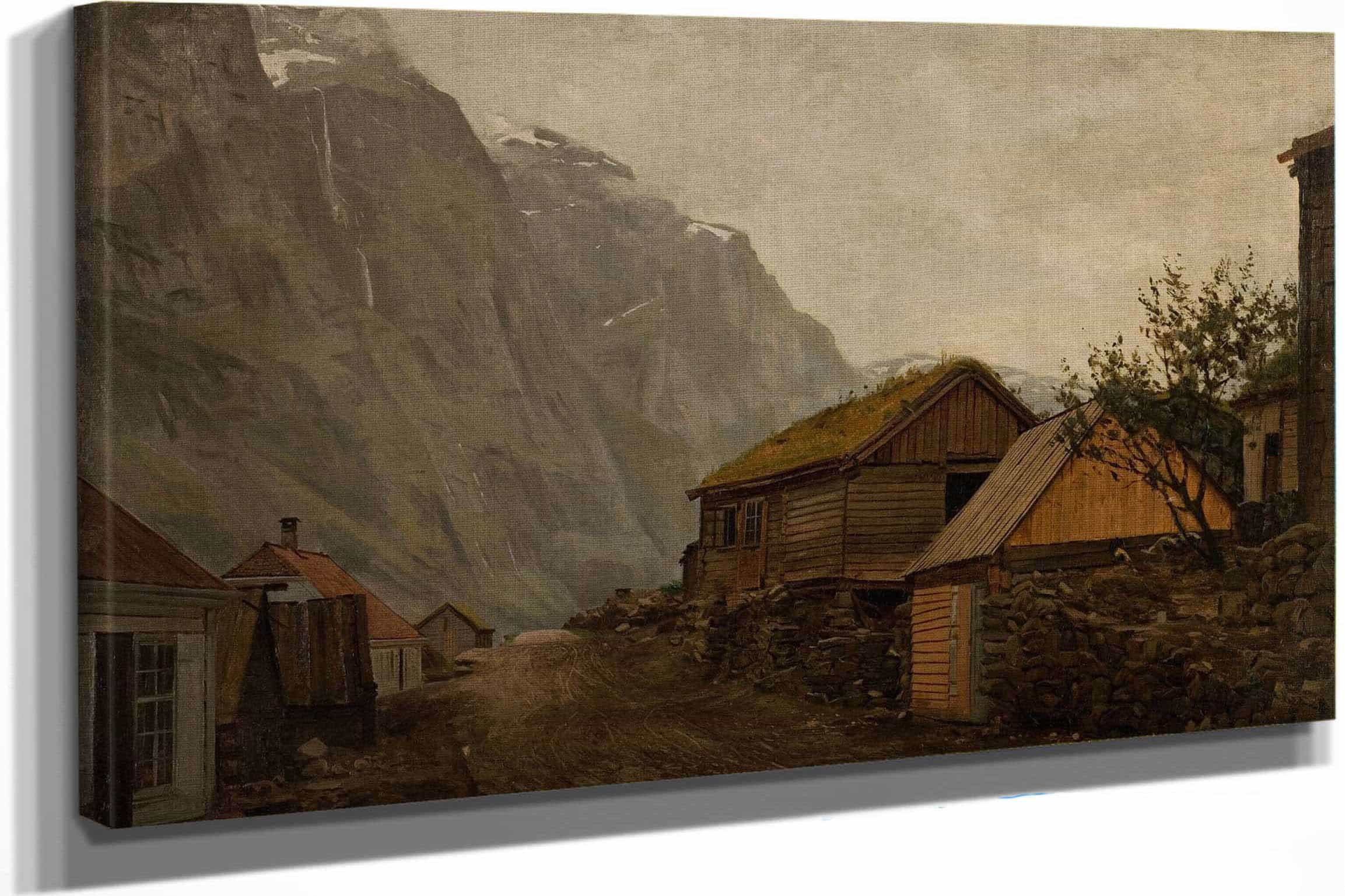 Regnstemning Gudvangen by Amaldus Nielsen