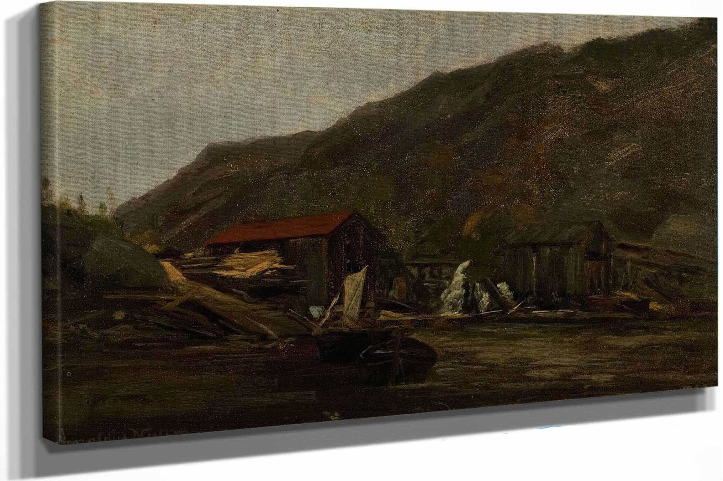 Regnstemning Mandal by Amaldus Nielsen