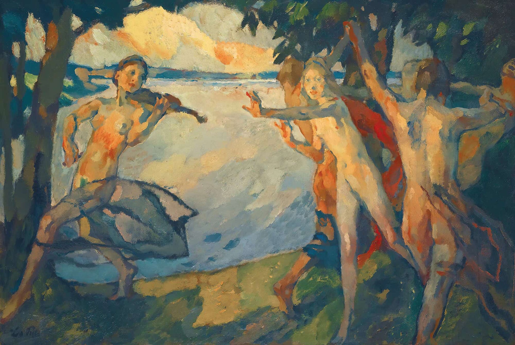 Reigen The Dance by Leo Putz