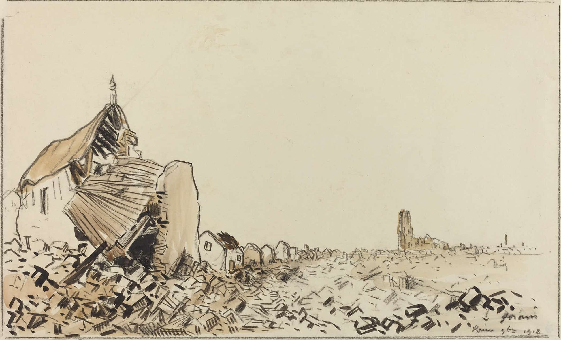 Reims Bre Probably by Jean Louis Forain