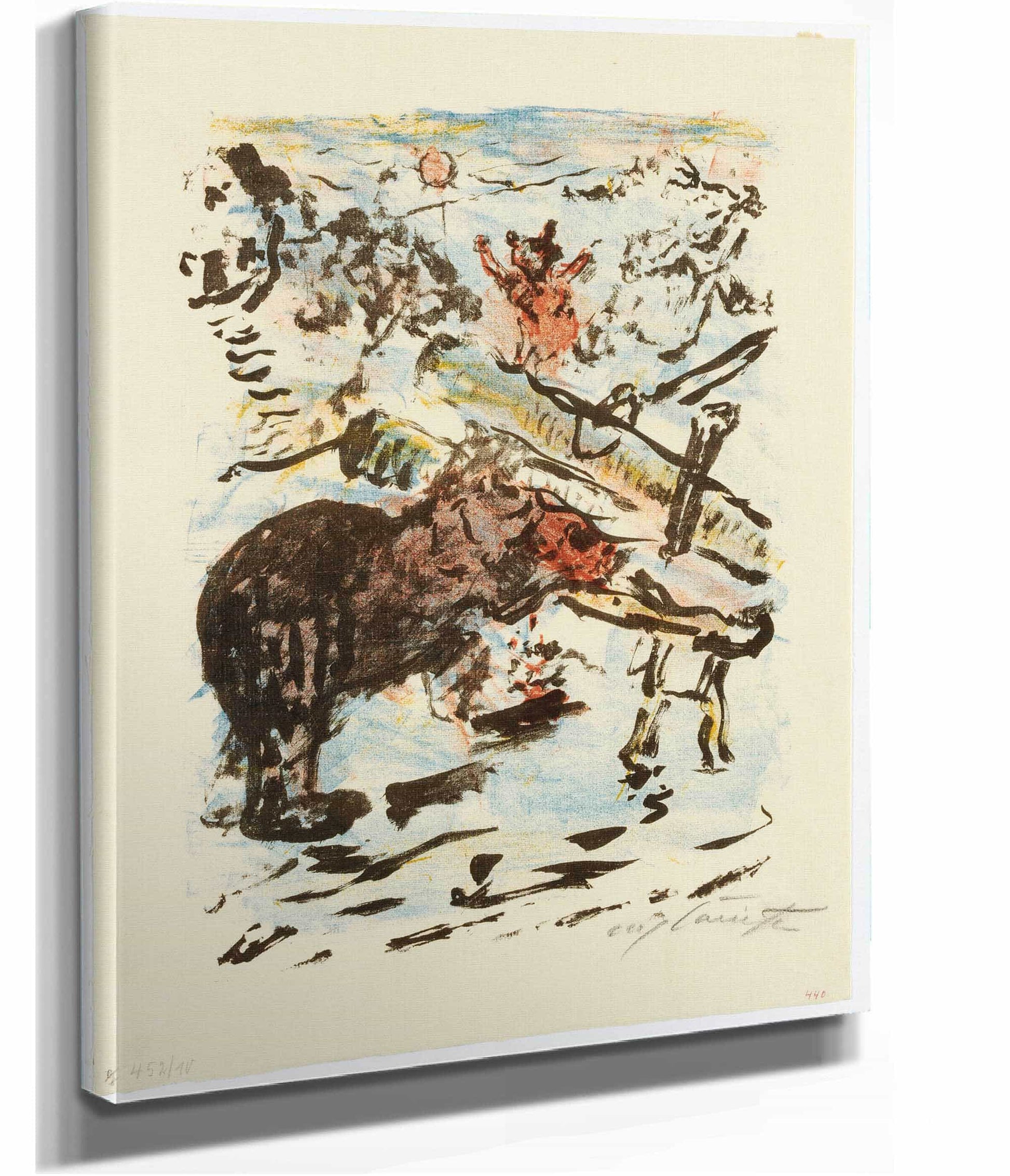 Reinecke Fangt Den Baren Braun In Einem Gespaltenen Baum by Lovis Corinth