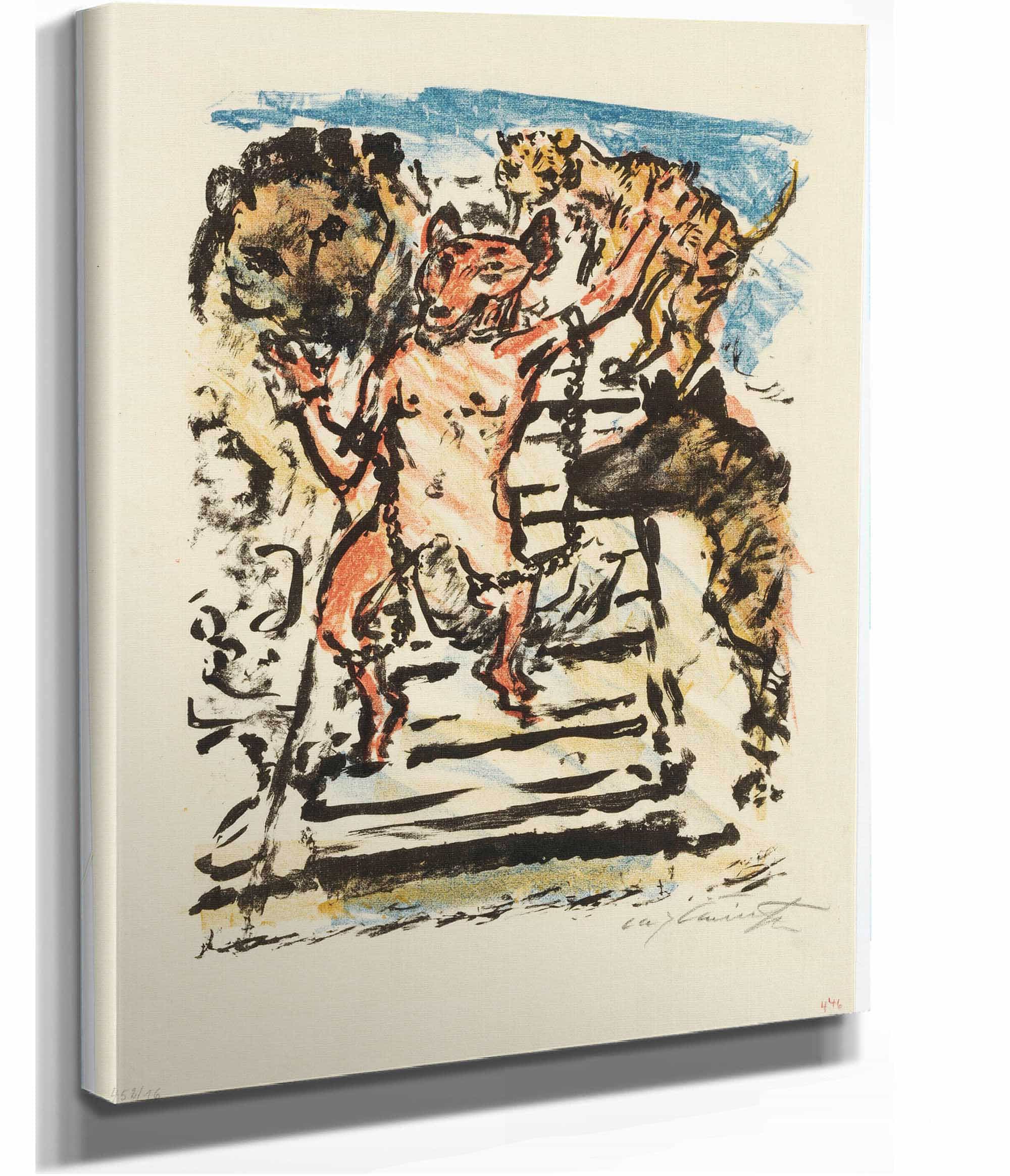 Reinecke Mit Ketten Gefesselt Erwartet Seine Hinrichtung by Lovis Corinth