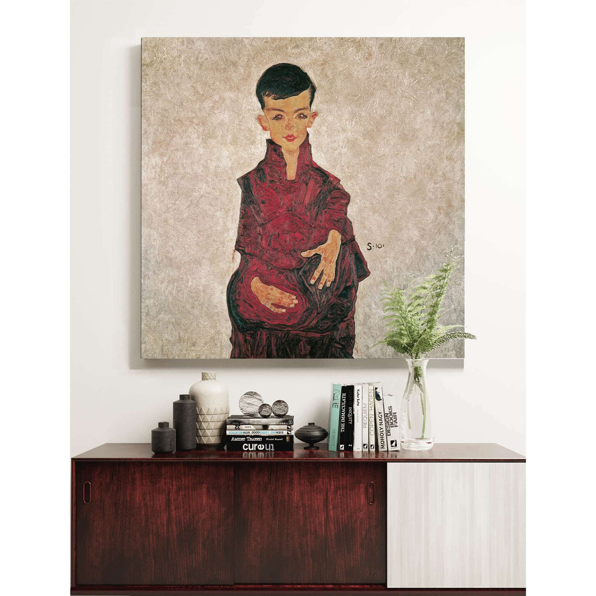 Reinerbub Bildnis Herbert Reiner by Egon Schiele