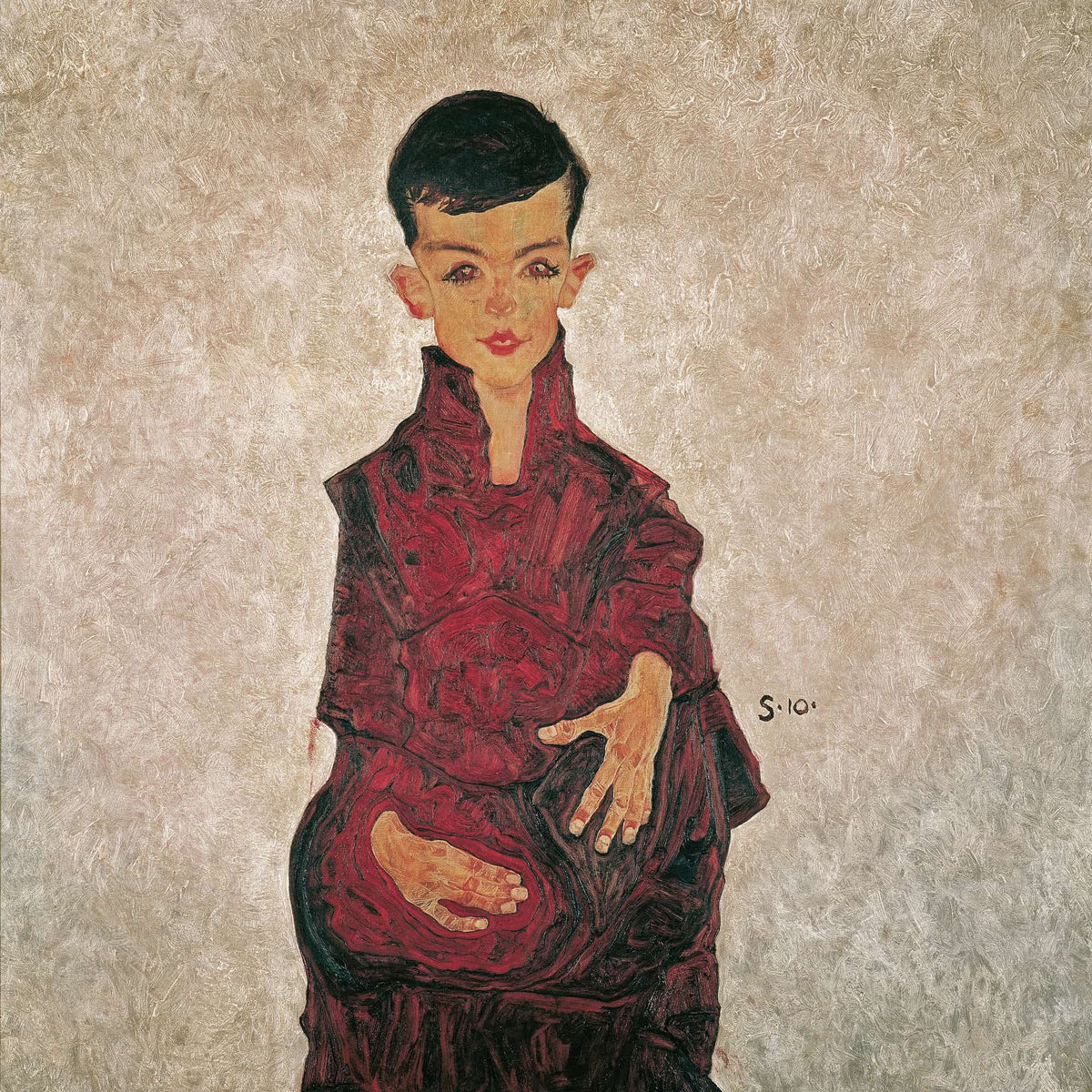 Reinerbub Bildnis Herbert Reiner by Egon Schiele