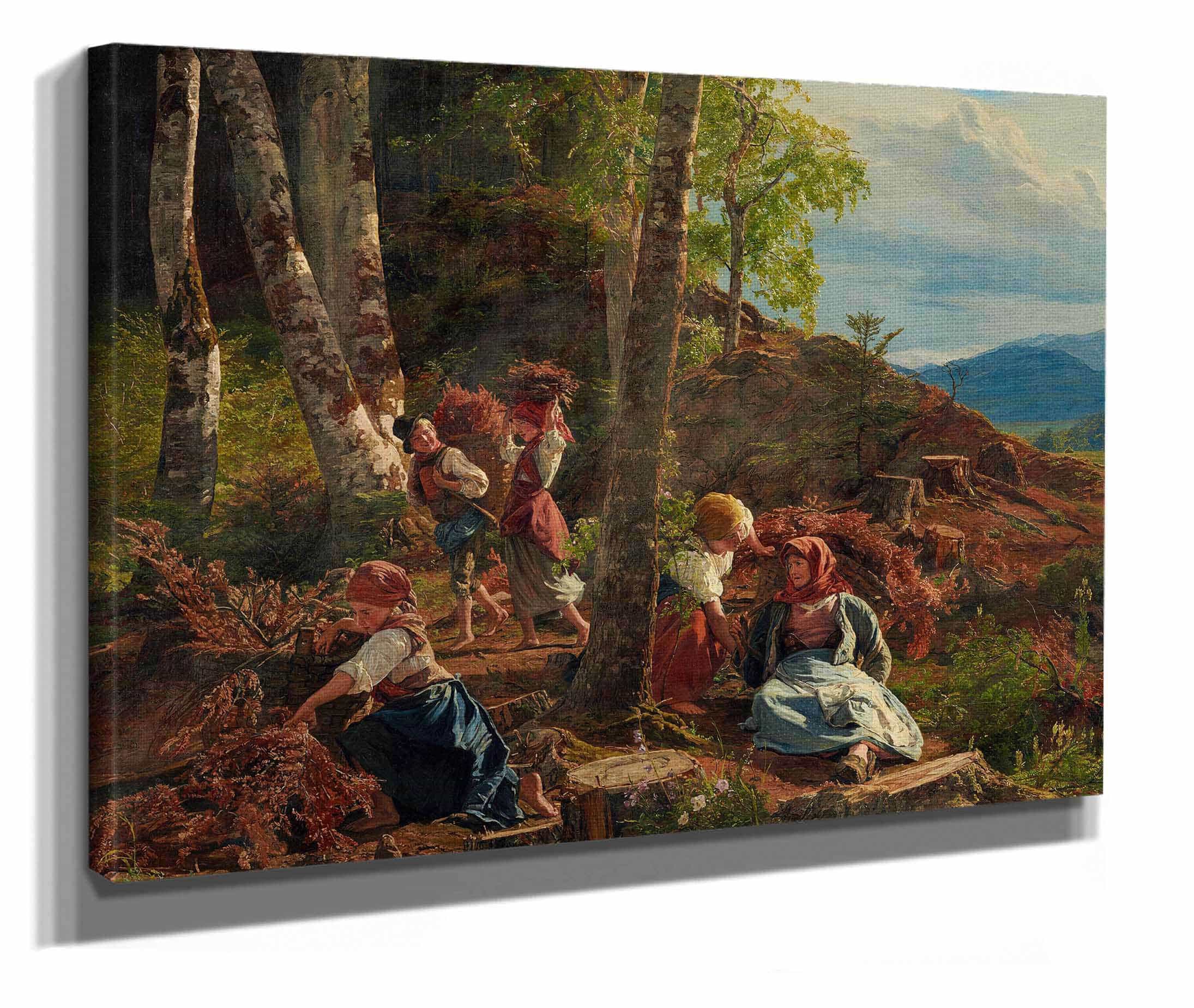Reisigsammler Im Wienerwald by Ferdinand Georg Waldmuller