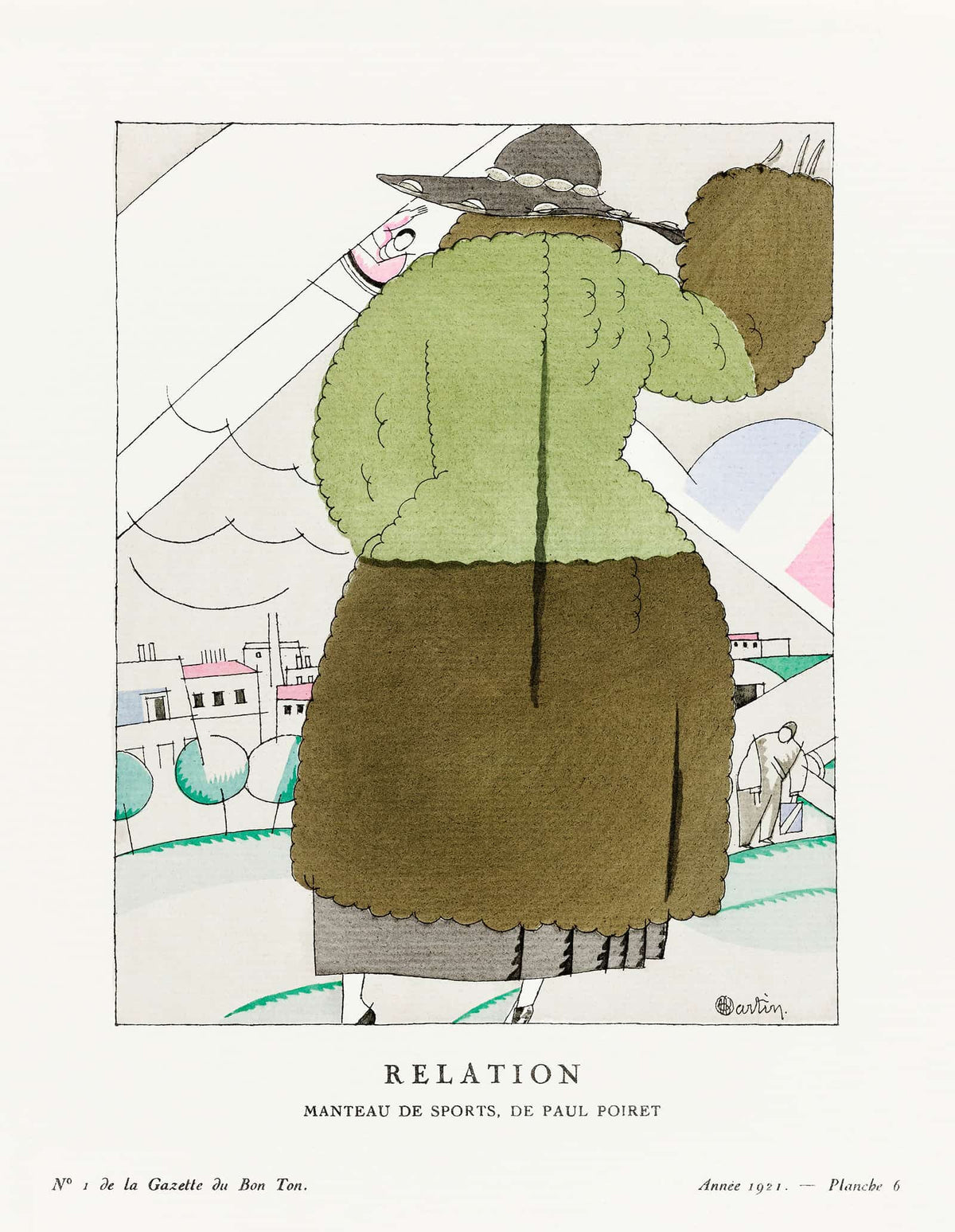 Relation Manteau De Sports De Paul Poiret by Charles Martin