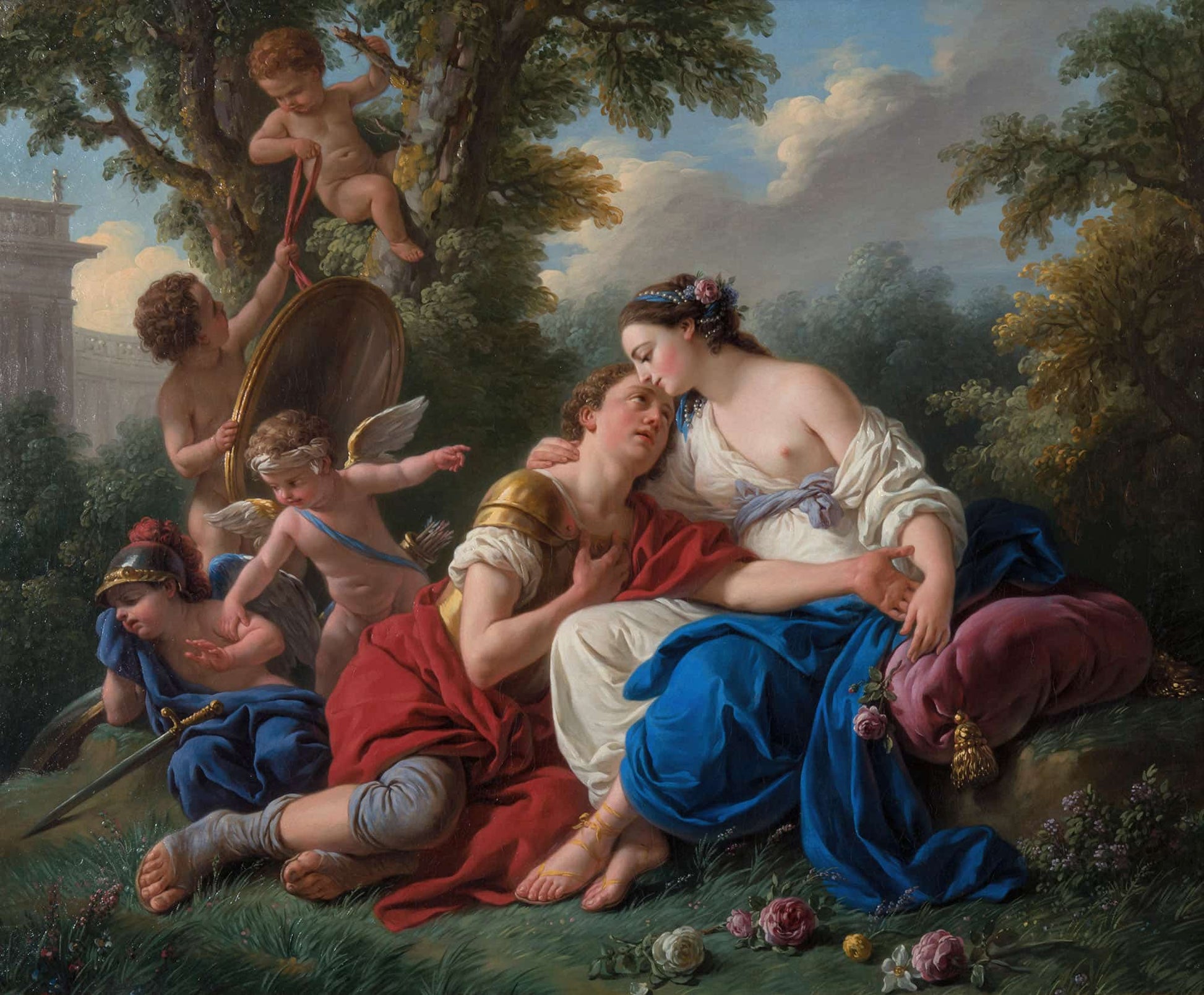 Renaud Et Armide by Louis Jean Francois Lagrenee