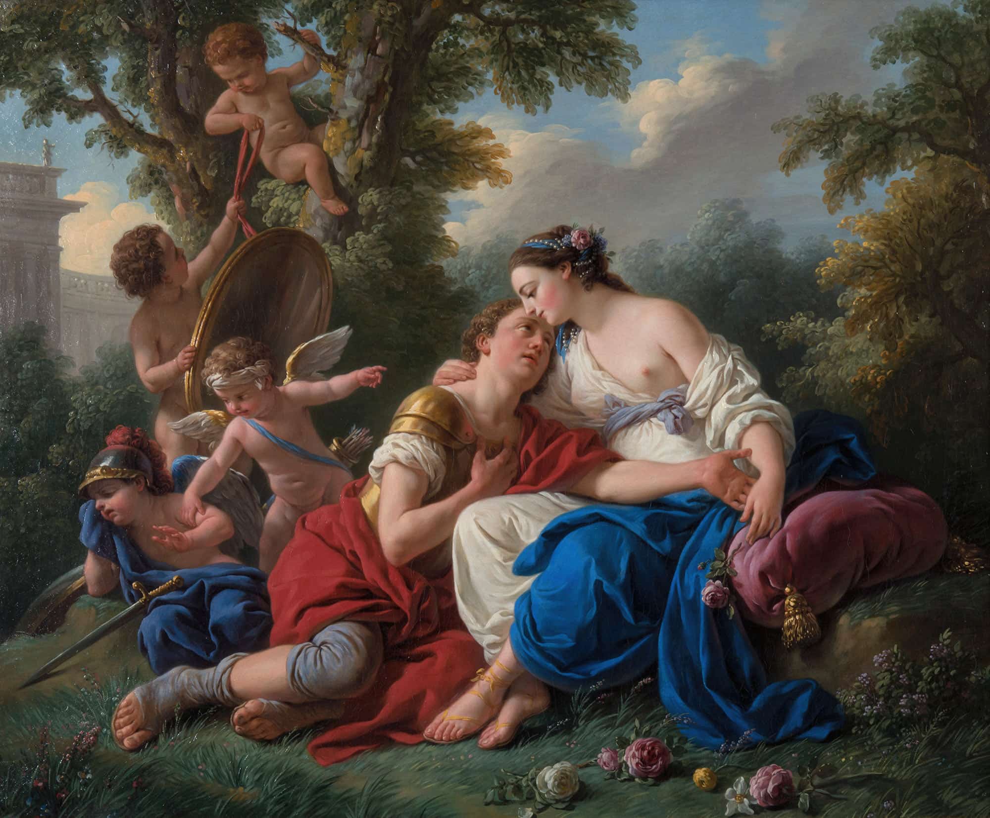 Renaud Et Armide by Louis Jean Francois Lagrenee