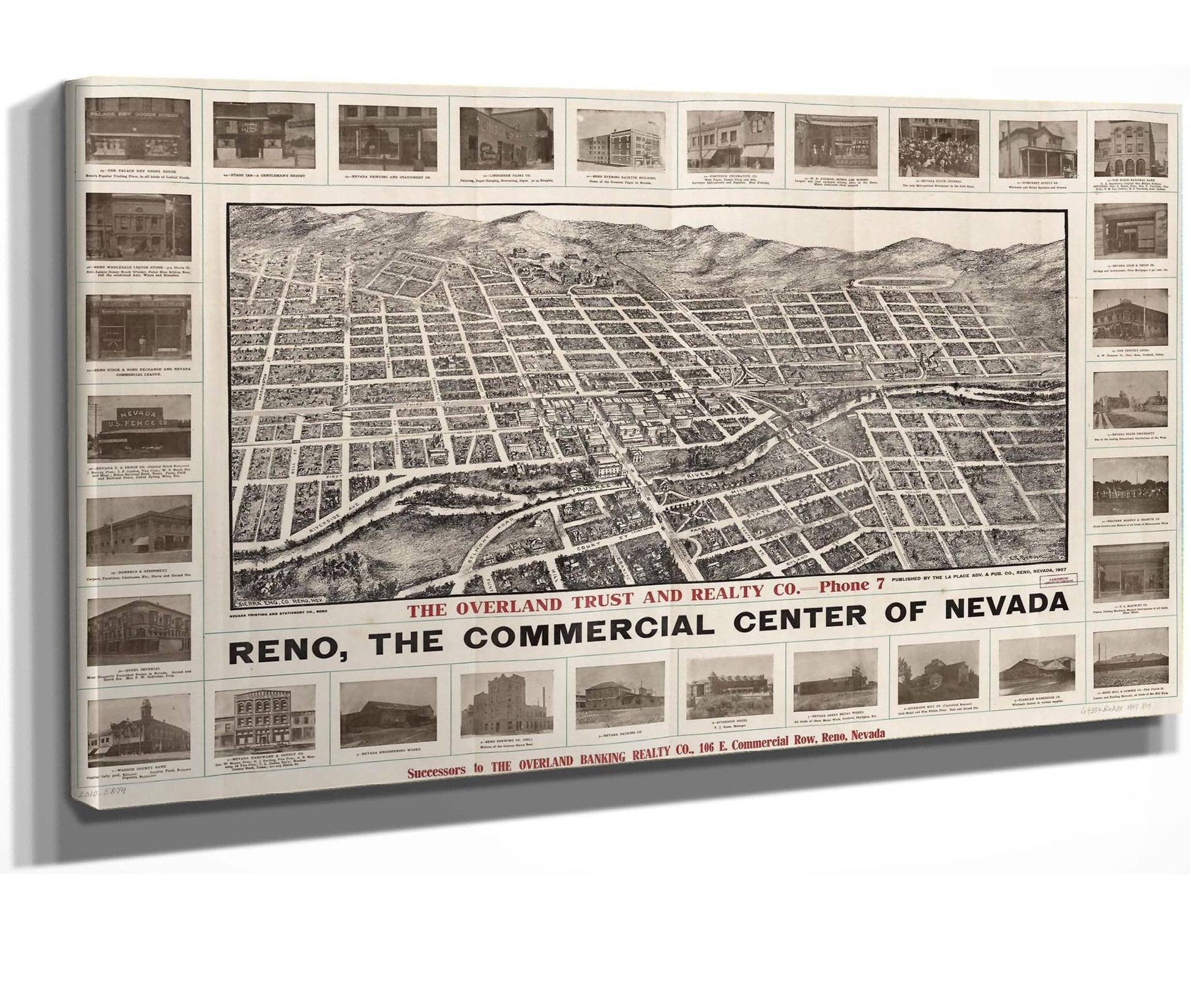 Reno The Commercial Center Of Nevada  State Of Nevada