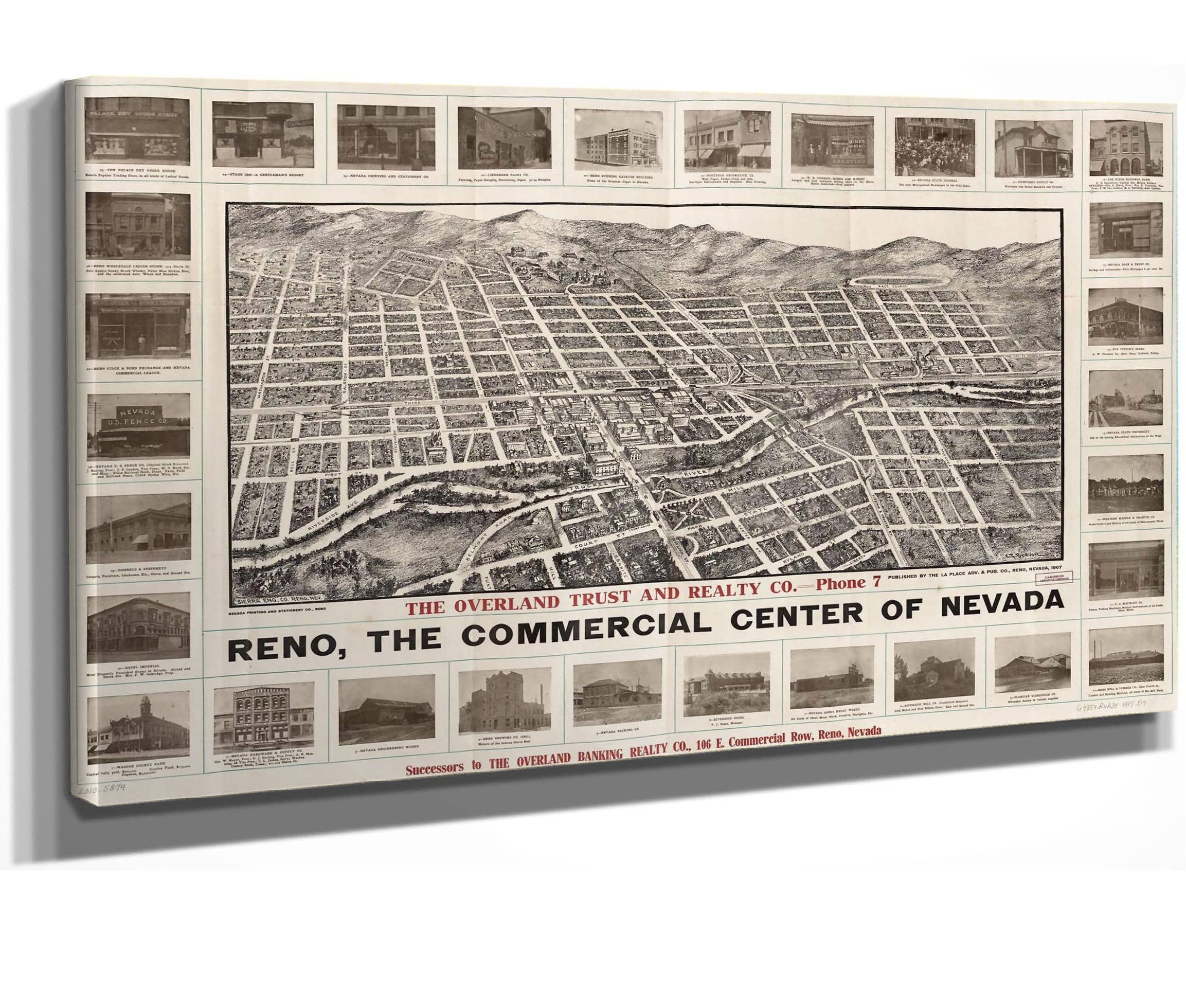 Reno The Commercial Center Of Nevada  State Of Nevada
