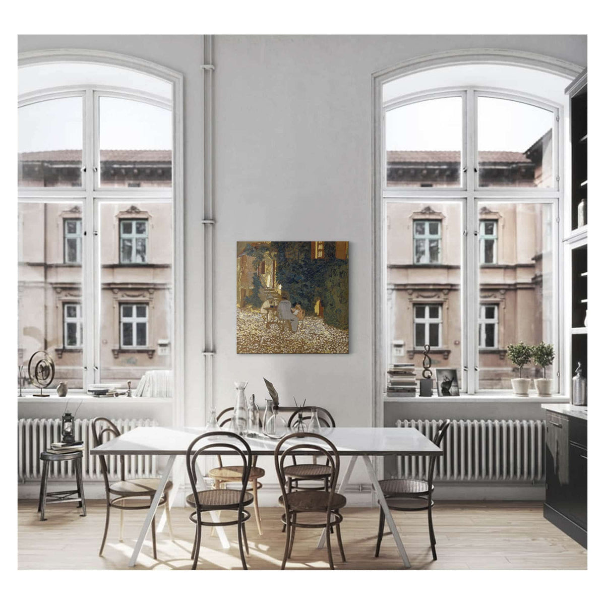 Repast In A Garden by Edouard Vuillard