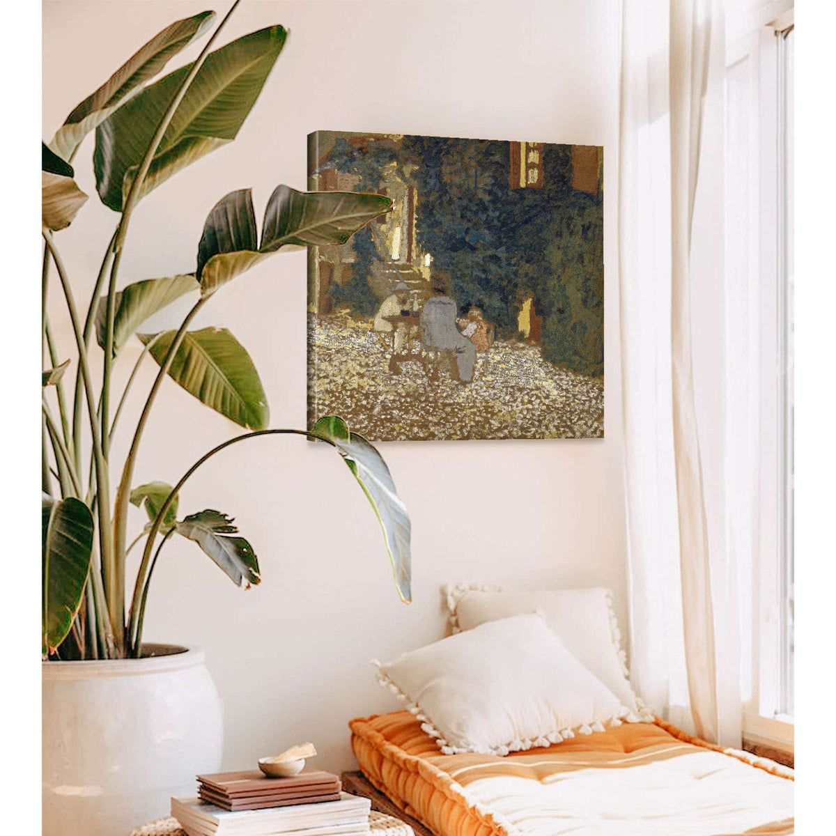 Repast In A Garden by Edouard Vuillard