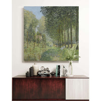 Rest Along The Stream. Edge Of The Wood by Alfred Sisley