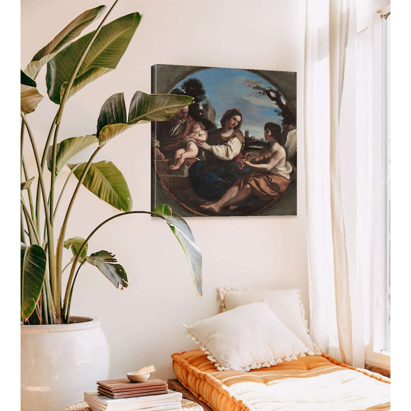 Rest On The Flight Into Egypt by Guercino