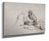 Rest On The Flight Into Egypt by Jean Louis Forain