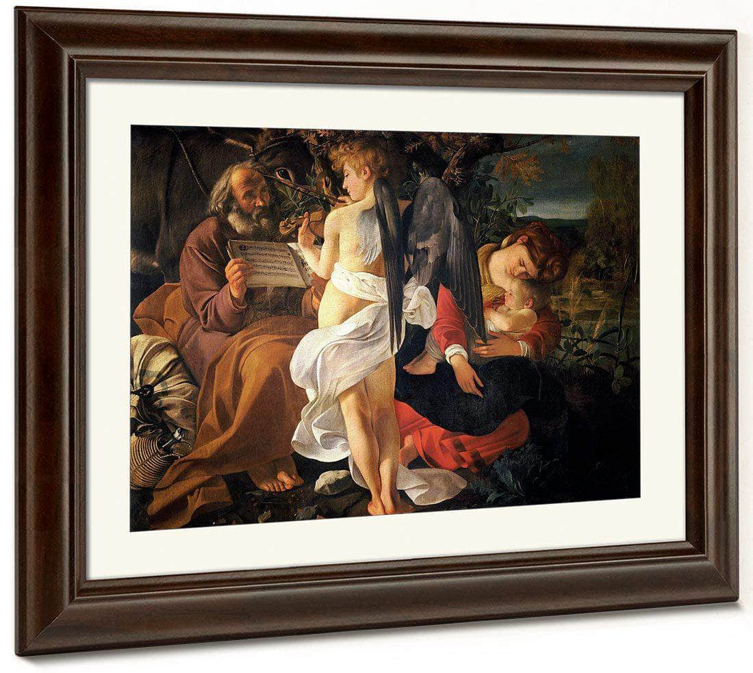 Rest On The Flight To Egypt By Carava Print, Canvas Art, Framed Print ...