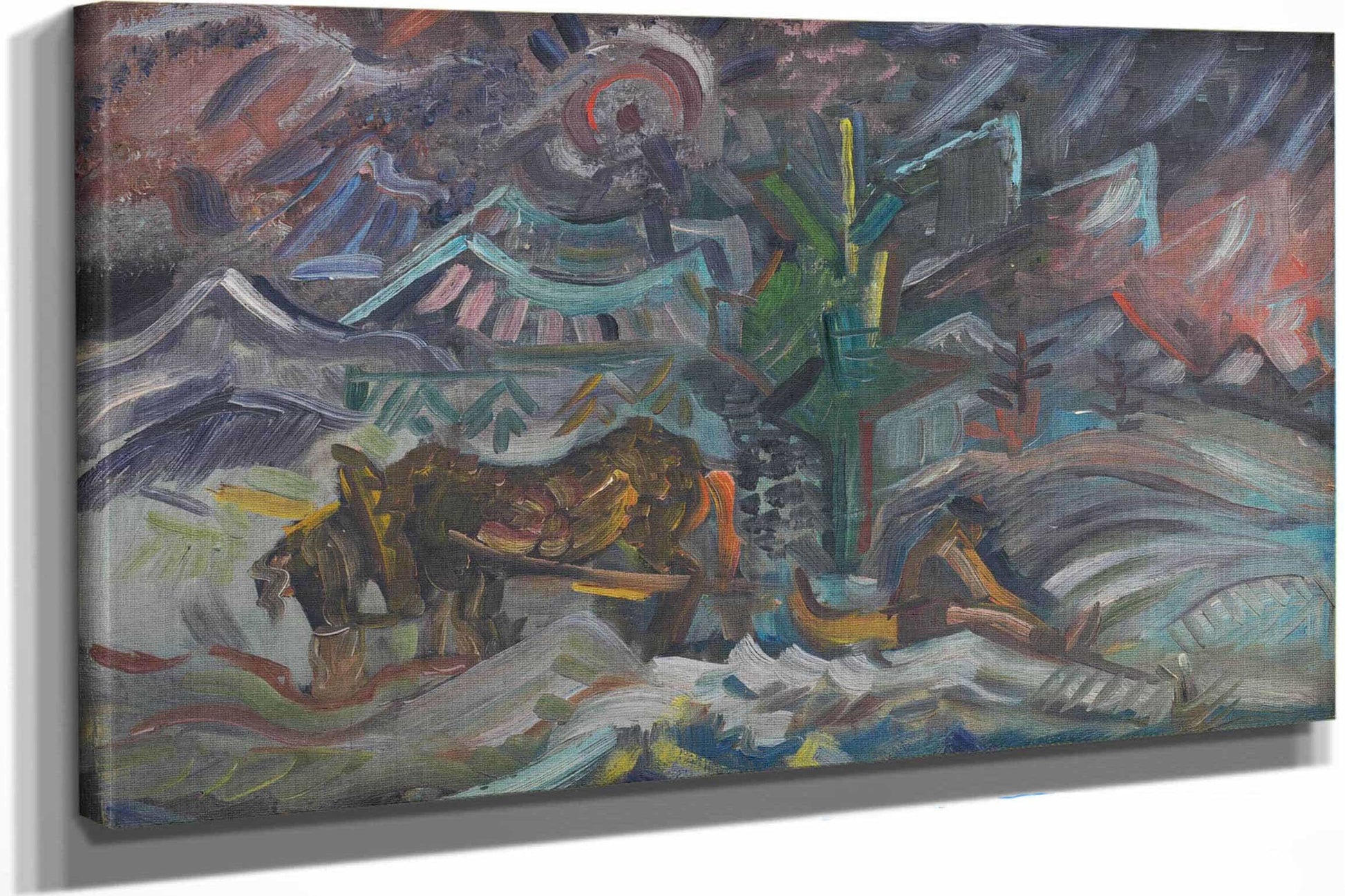Resting Farmers by Arnold Peter Weisz Kubincan