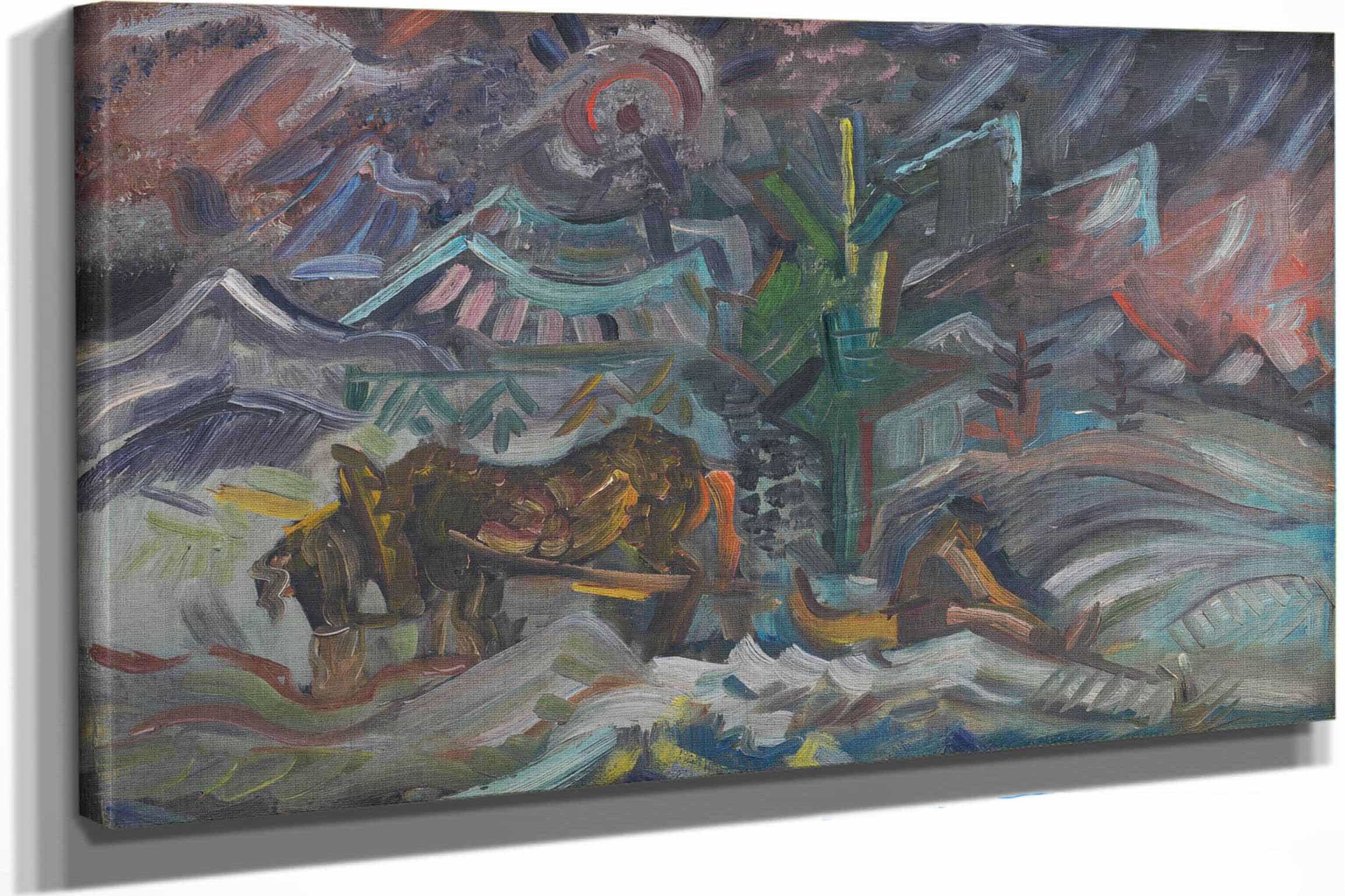 Resting Farmers by Arnold Peter Weisz Kubincan