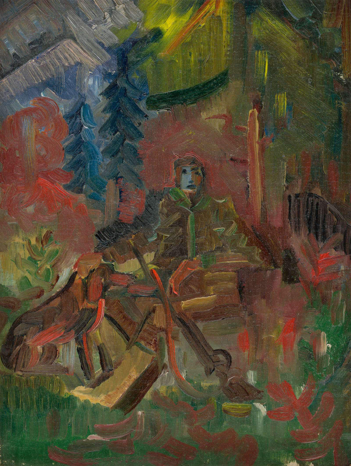 Resting Huntsman by Arnold Peter Weisz Kubincan