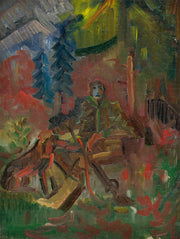 Resting Huntsman by Arnold Peter Weisz Kubincan