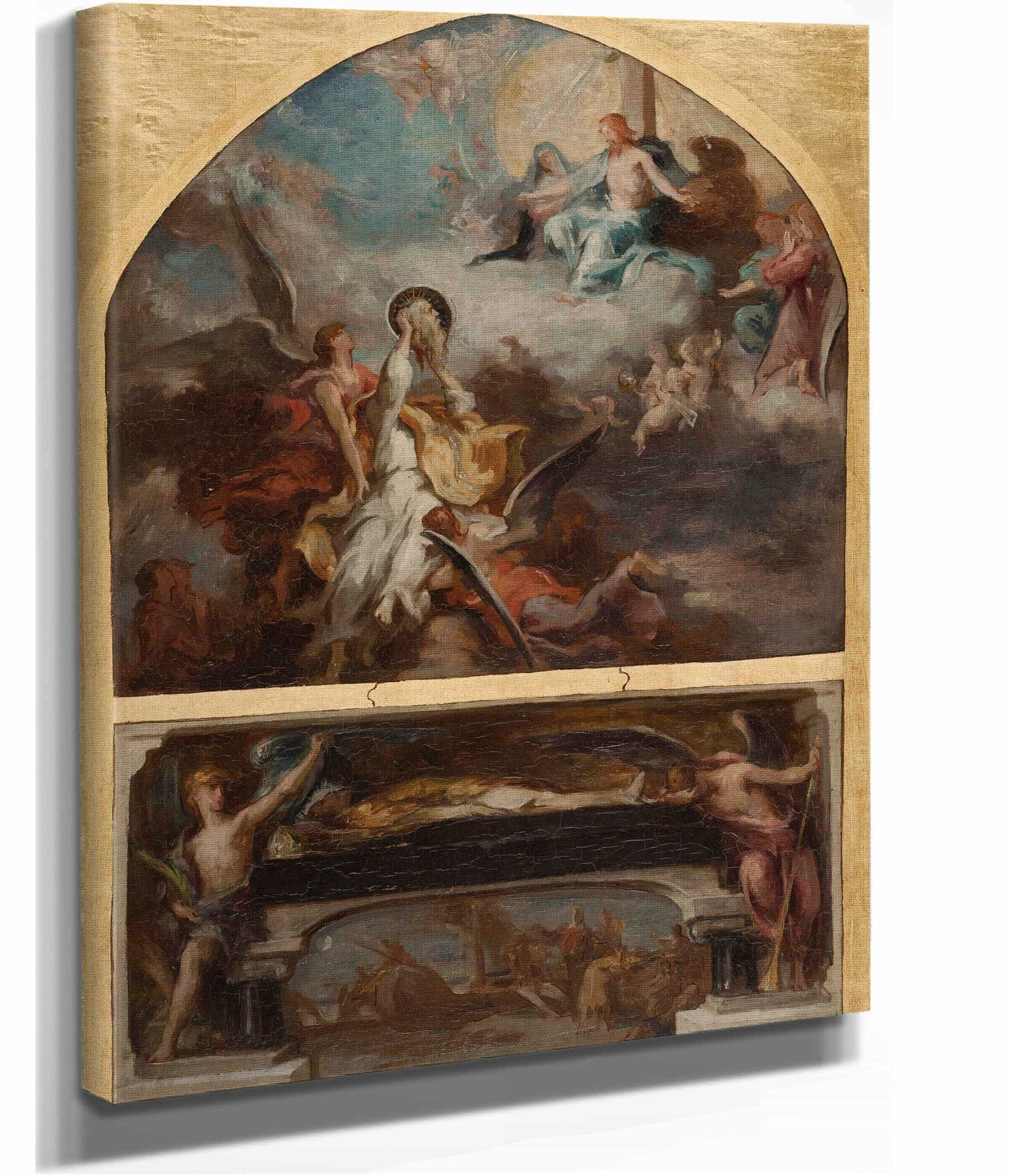 Resurrection Et Apotheose De Saint Denis by Henri Leopold Levy