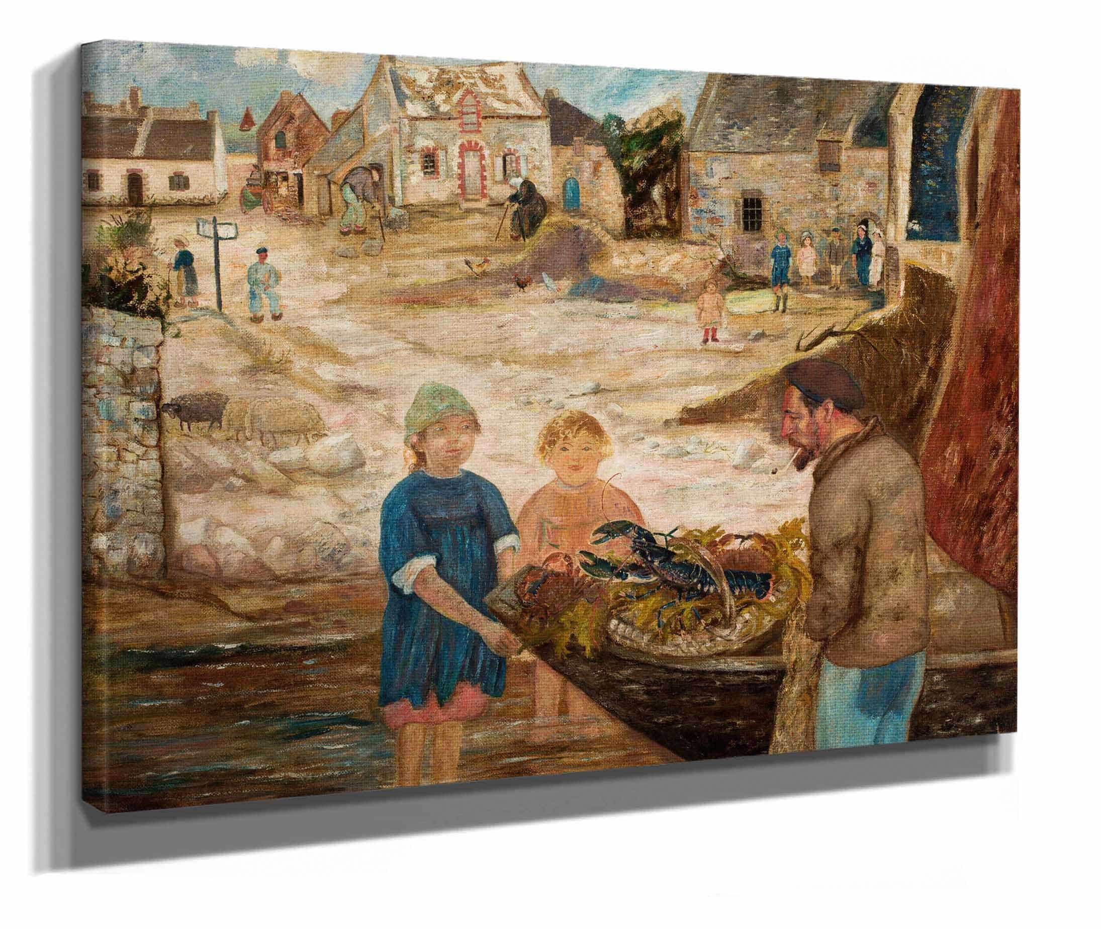 Return From A Crayfish Fishing Trip by Tadeusz Makowski