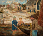 Return From A Crayfish Fishing Trip by Tadeusz Makowski