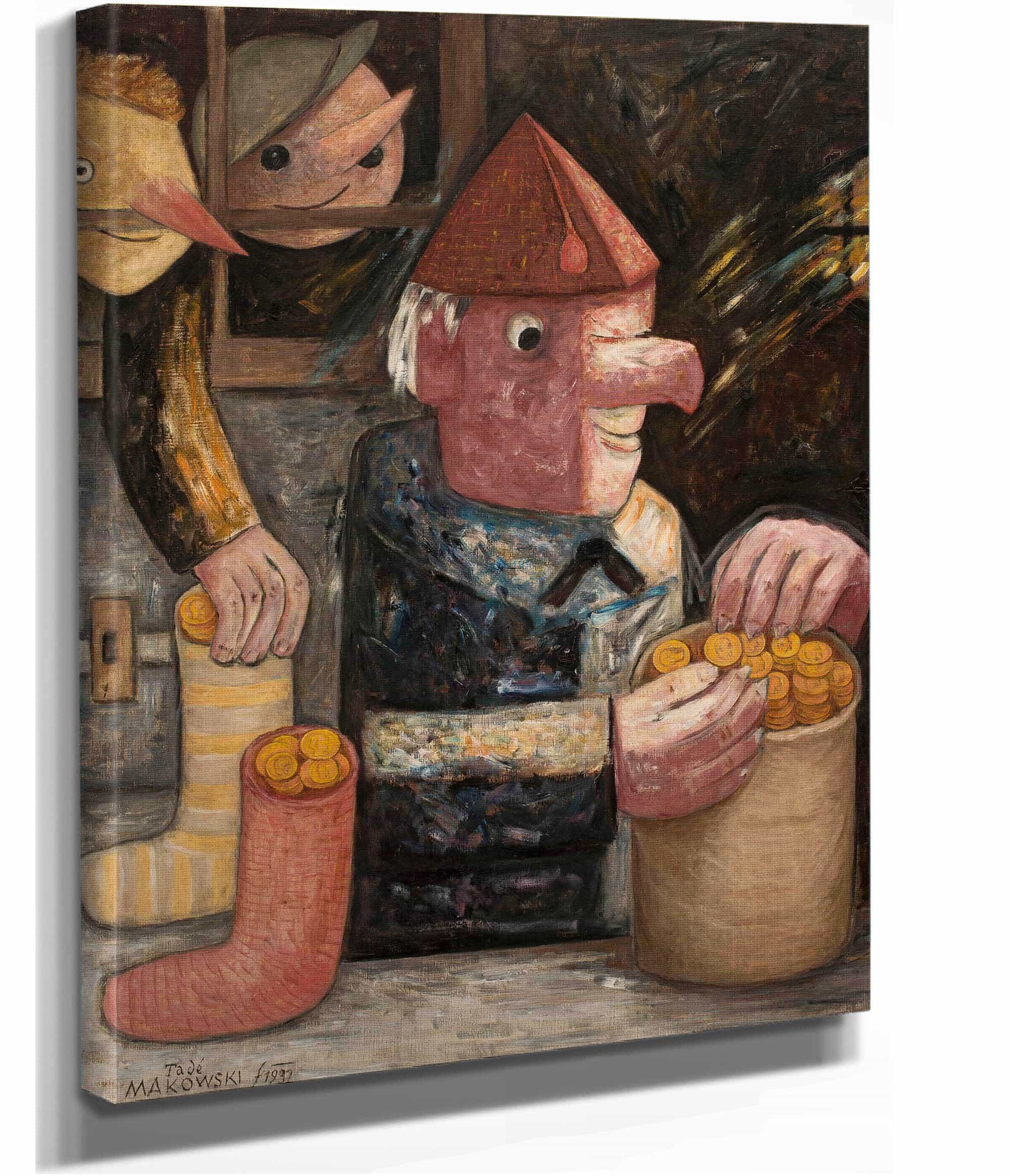 Return From School by Tadeusz Makowski