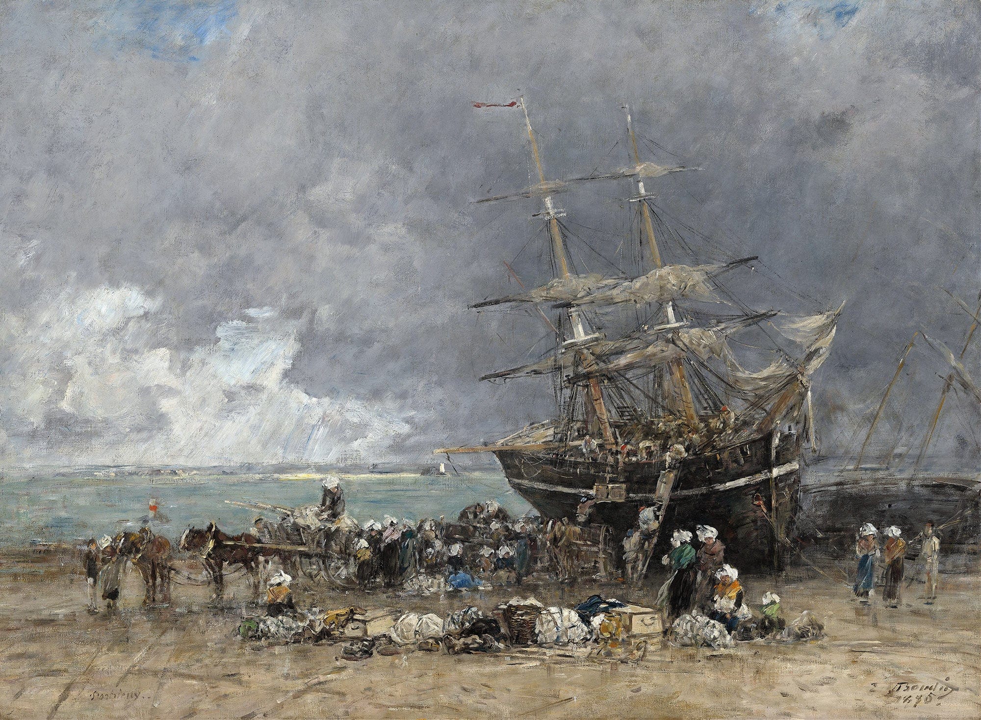 Return Of The Terre Neuvier by Eugene Boudin