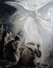 Revelation Of Angels To Shepherds by Albert Edelfelt
