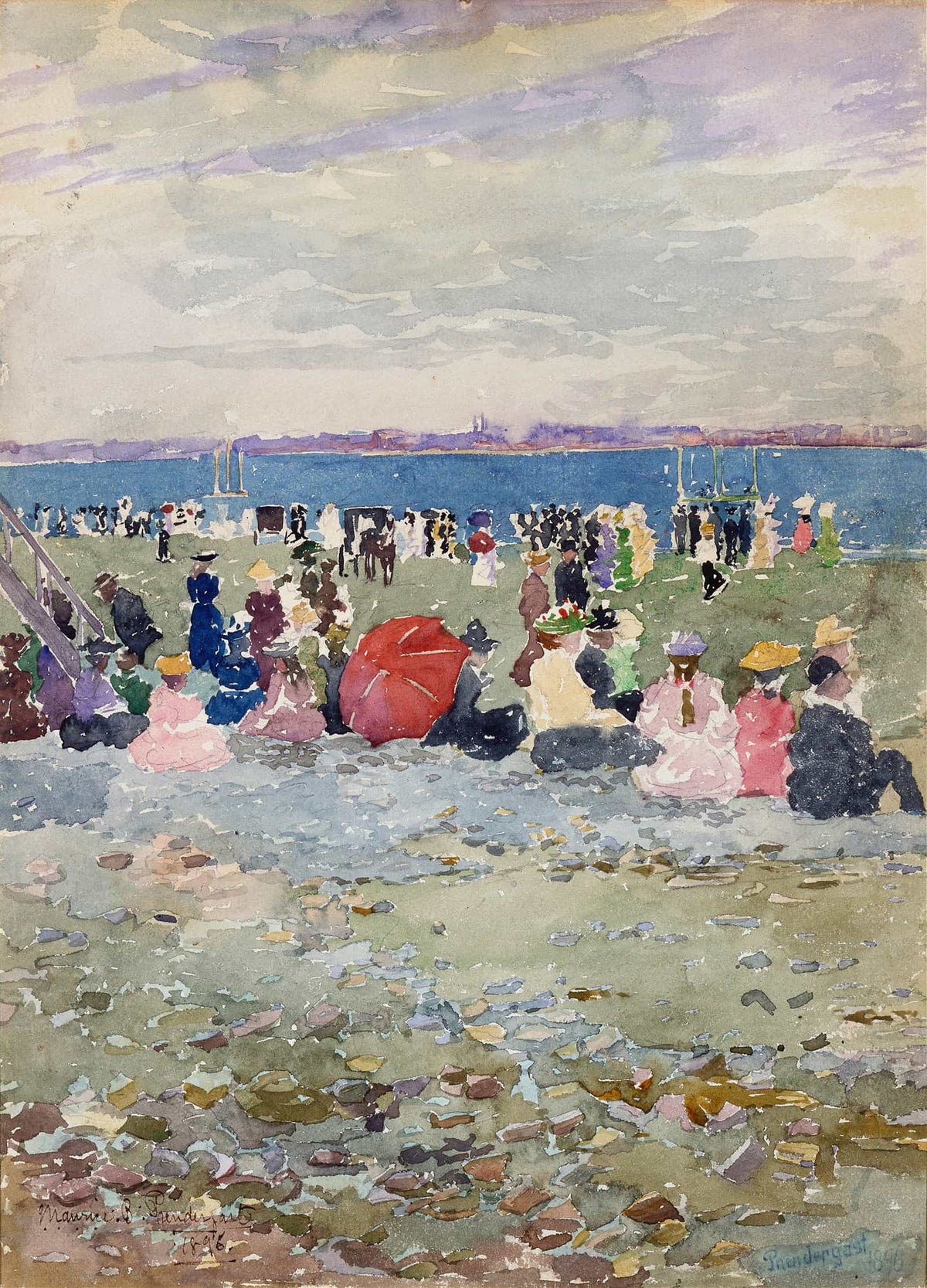 Revere Beach by Maurice Prendergast