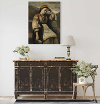 Reverie   by Jean Baptiste Camille Corot