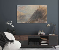 Rheinfels Looking To Katz And Gourhausen by Joseph Mallord William Turner