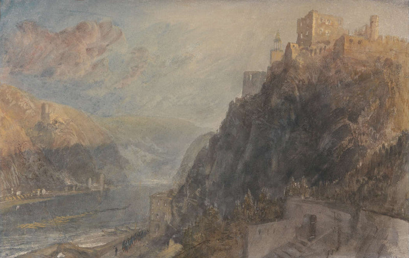 Rheinfels Looking To Katz And Gourhausen by Joseph Mallord William Turner
