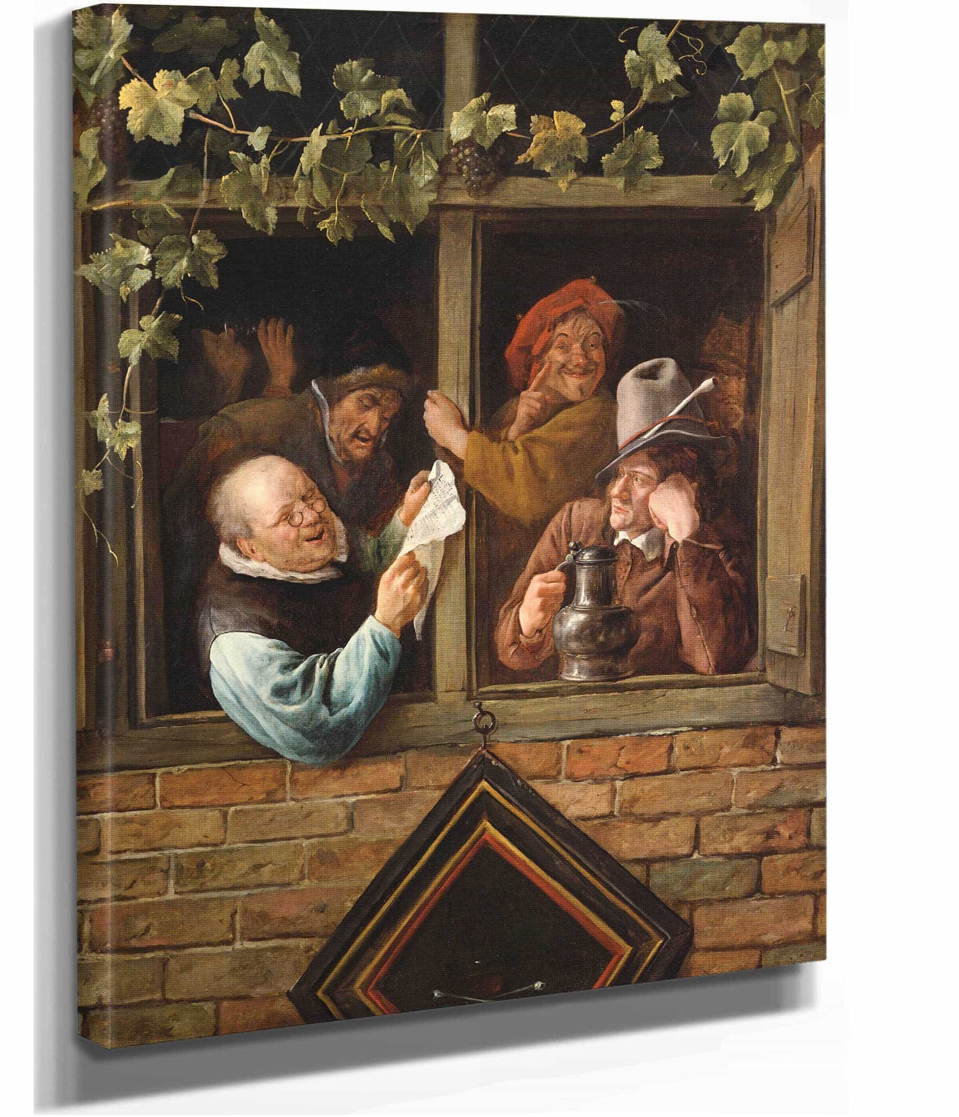 Rhetoricians At A Window by Jan Steen