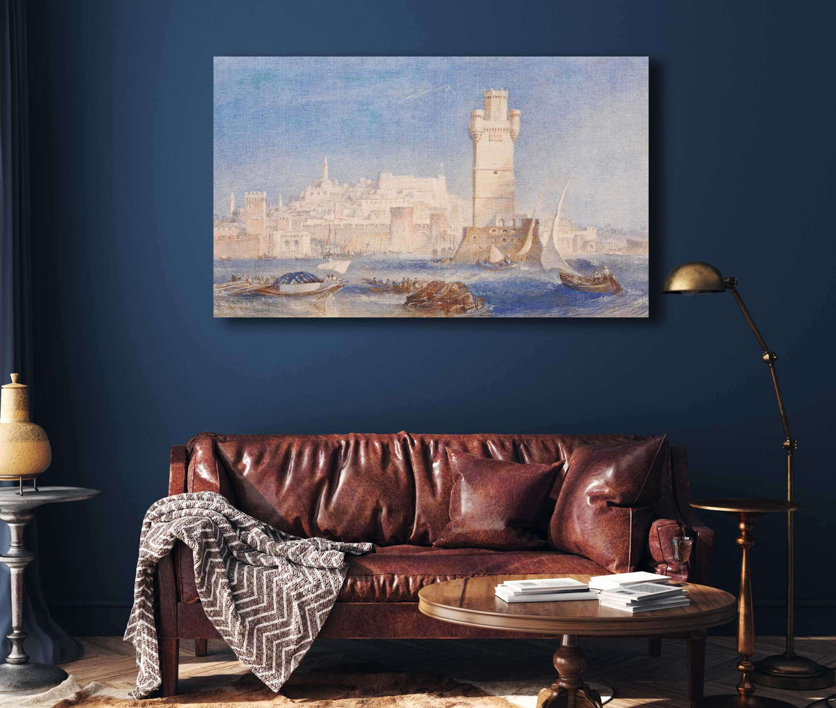 Rhodes Between And by Joseph Mallord William Turner