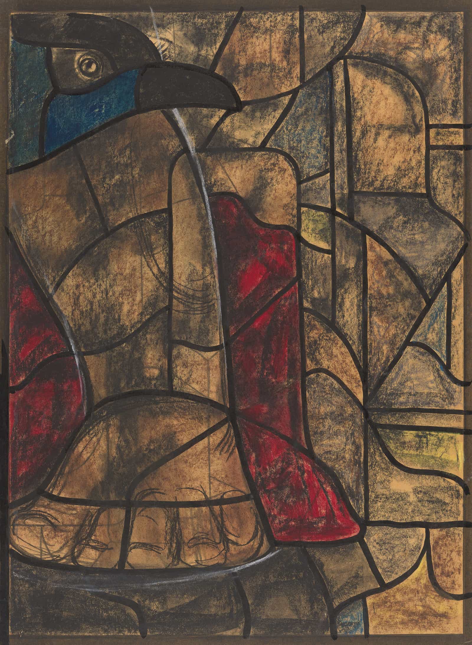 Ontwerp Voor Raam In Het Noordertransept In De Dom Te Utrecht by Richard Nicolaus Roland Holst Fine Art Print