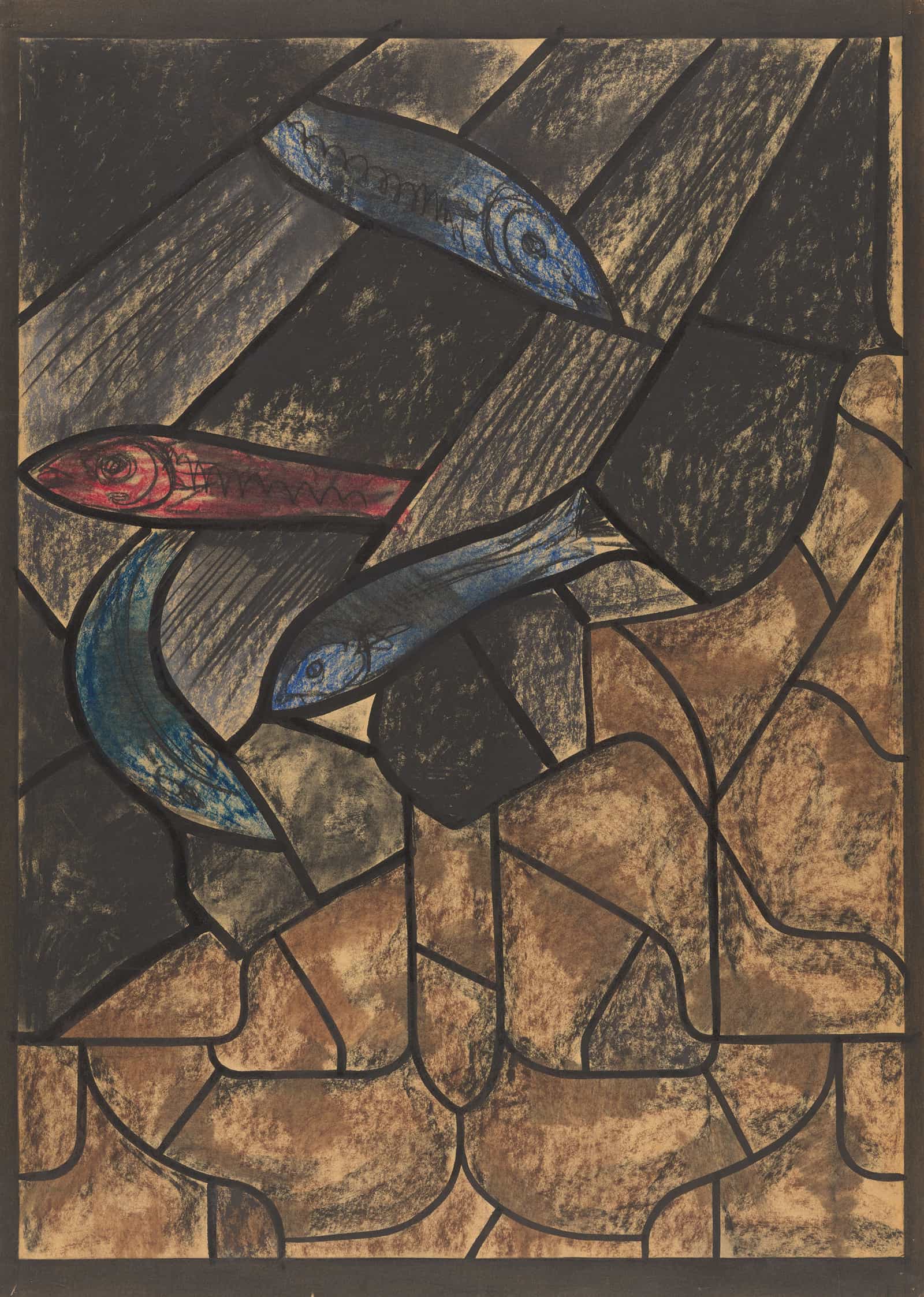 Ontwerp Voor Raam In Het Noordertransept In De Dom Te Utrecht by Richard Nicolaus Roland Holst Fine Art Print