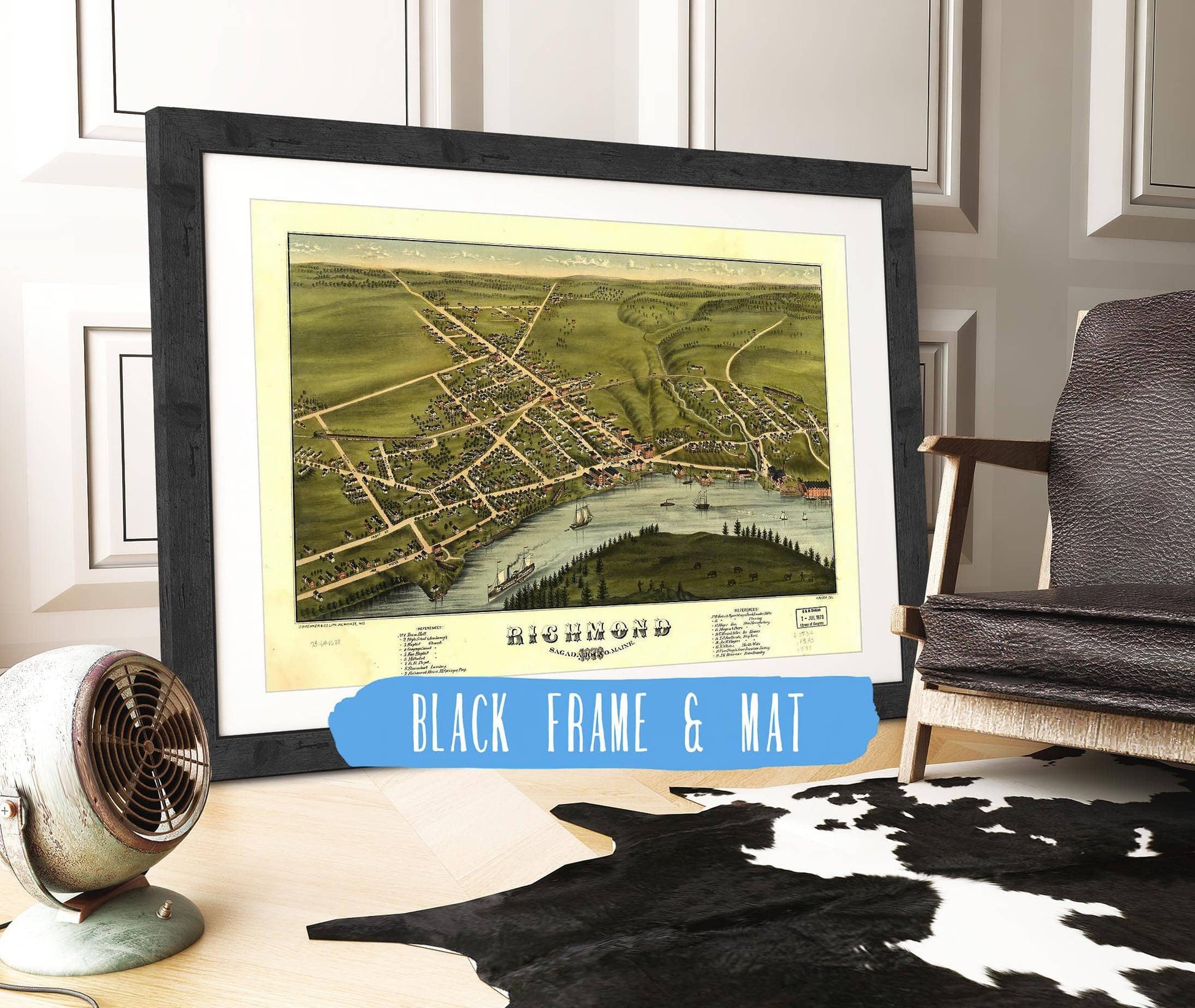 Richmond Sagadahoc Co Maine 1878 State of Maine