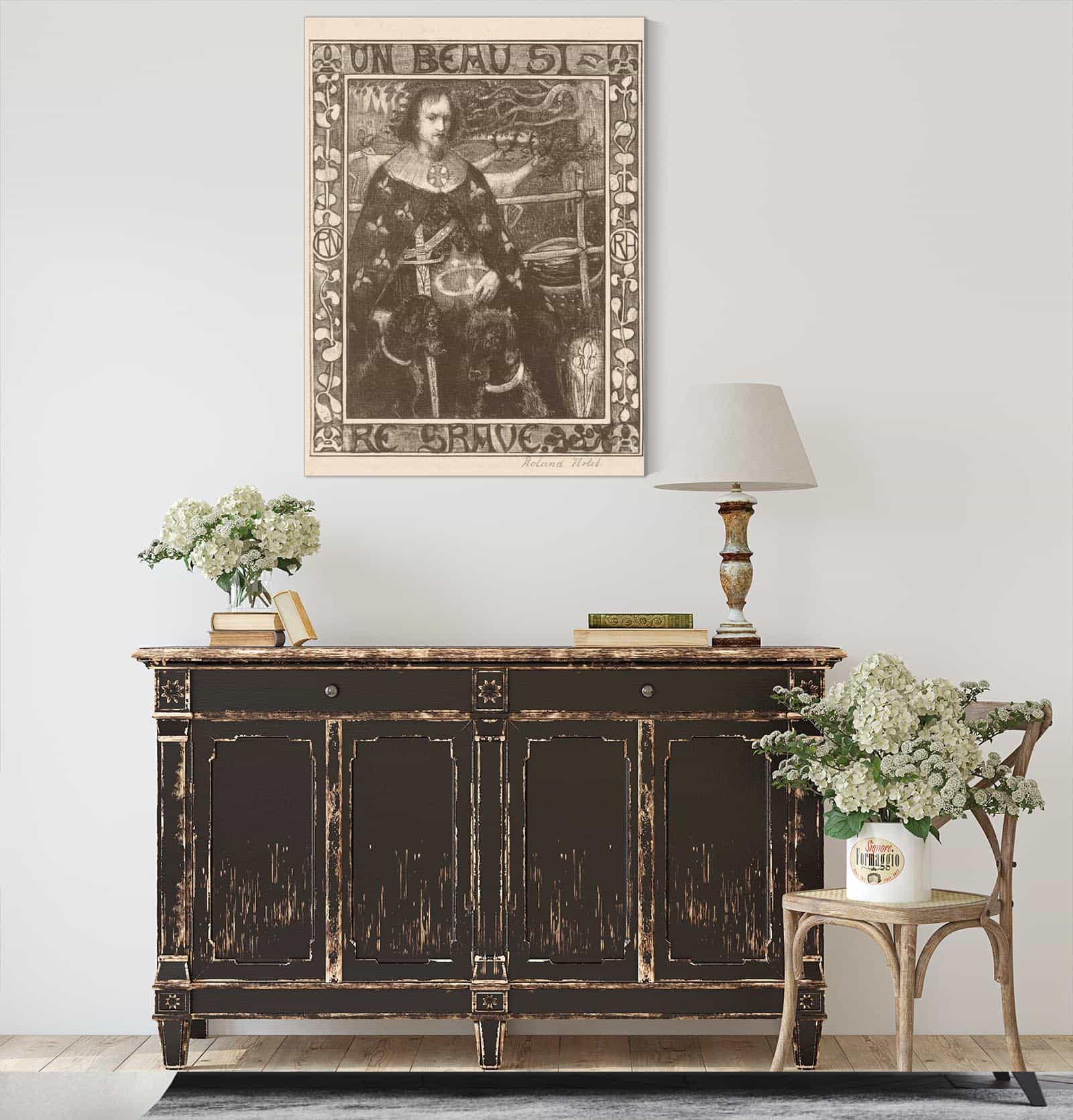 Ridder Met Twee Honden by Richard Nicolaus Roland Holst