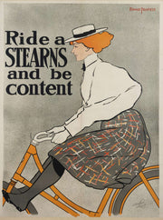 Ride A Stearn And Be Content by Edward Penfield