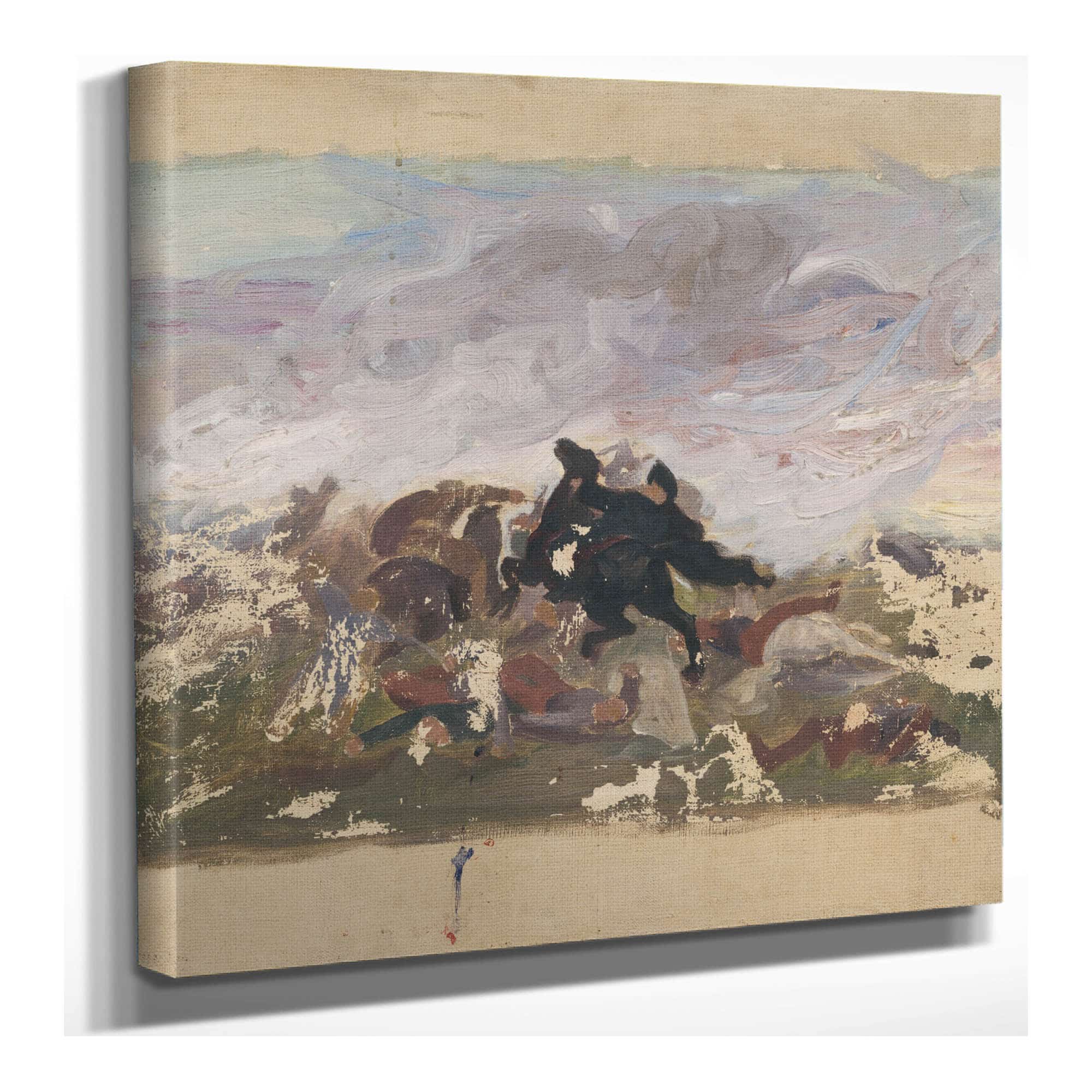 Riders On Horseback by Jozef Hanula