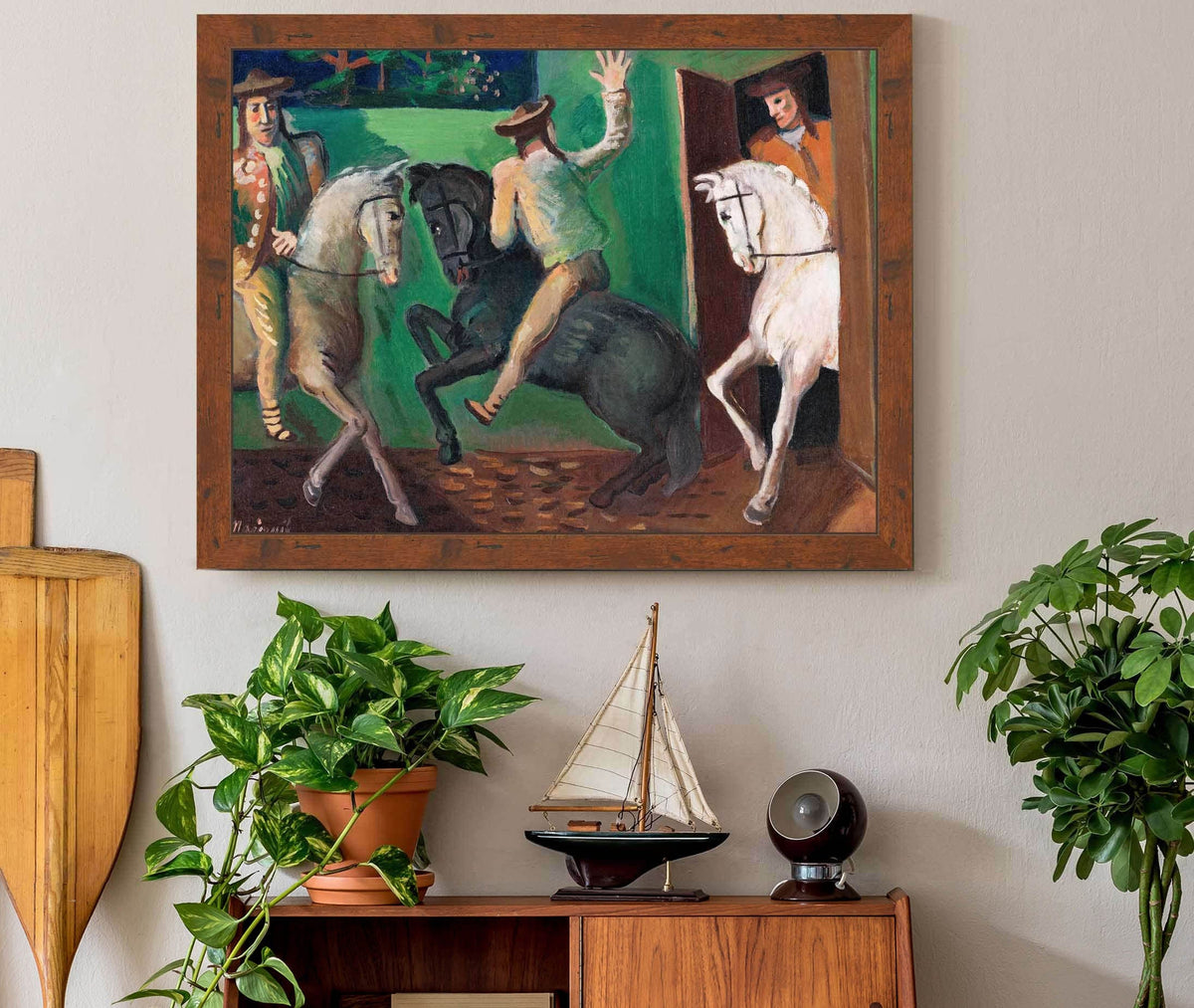 Riders On Horses by Cyprian Majernik