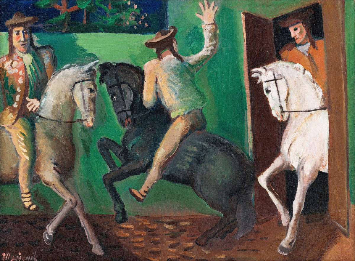 Riders On Horses by Cyprian Majernik