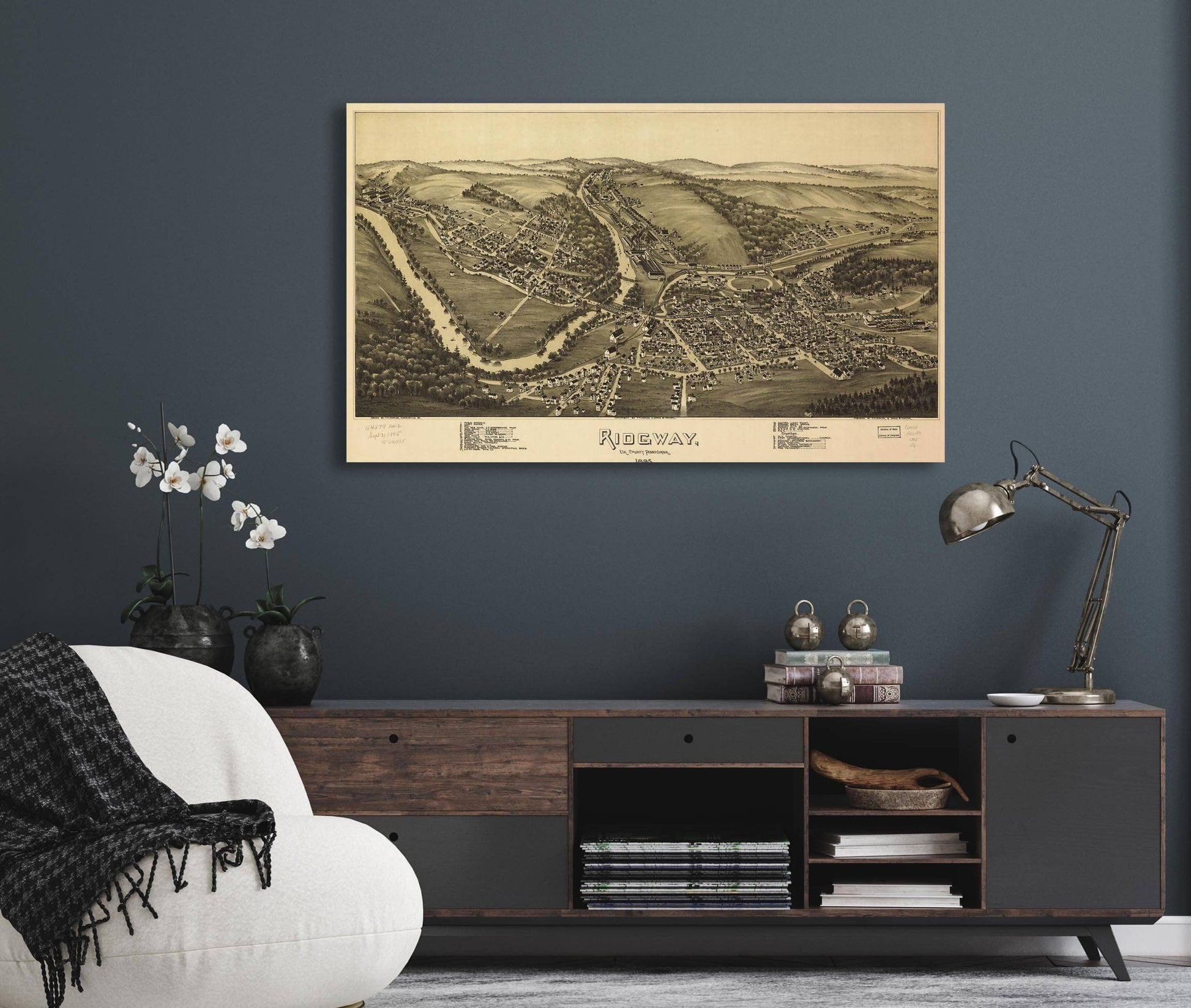 Ridgway Elk County Pennsylvania 1895  State Of Pennsylvania